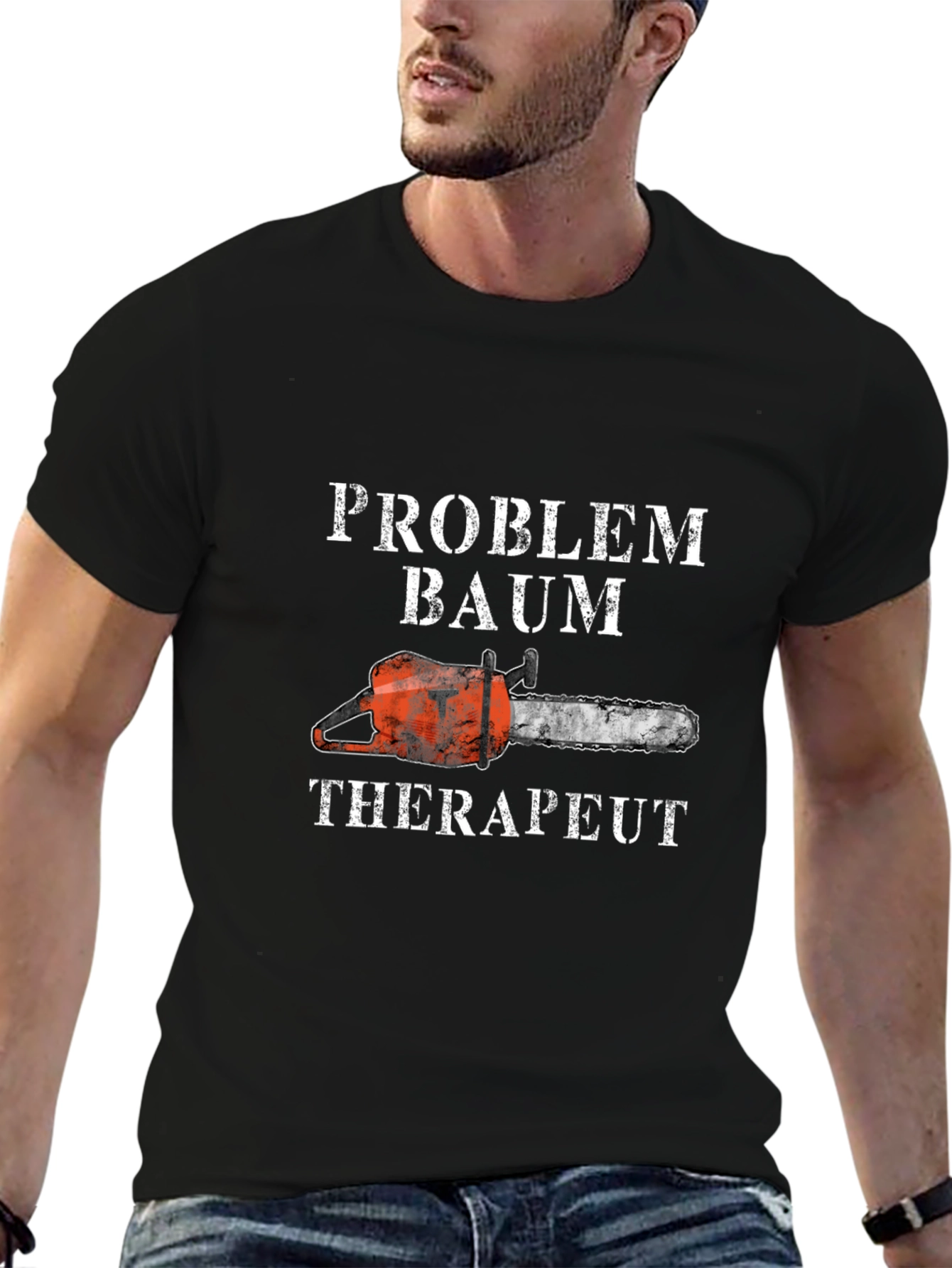Problem Baum Therapeut T-Shirt - Arborist Tree Surgeon