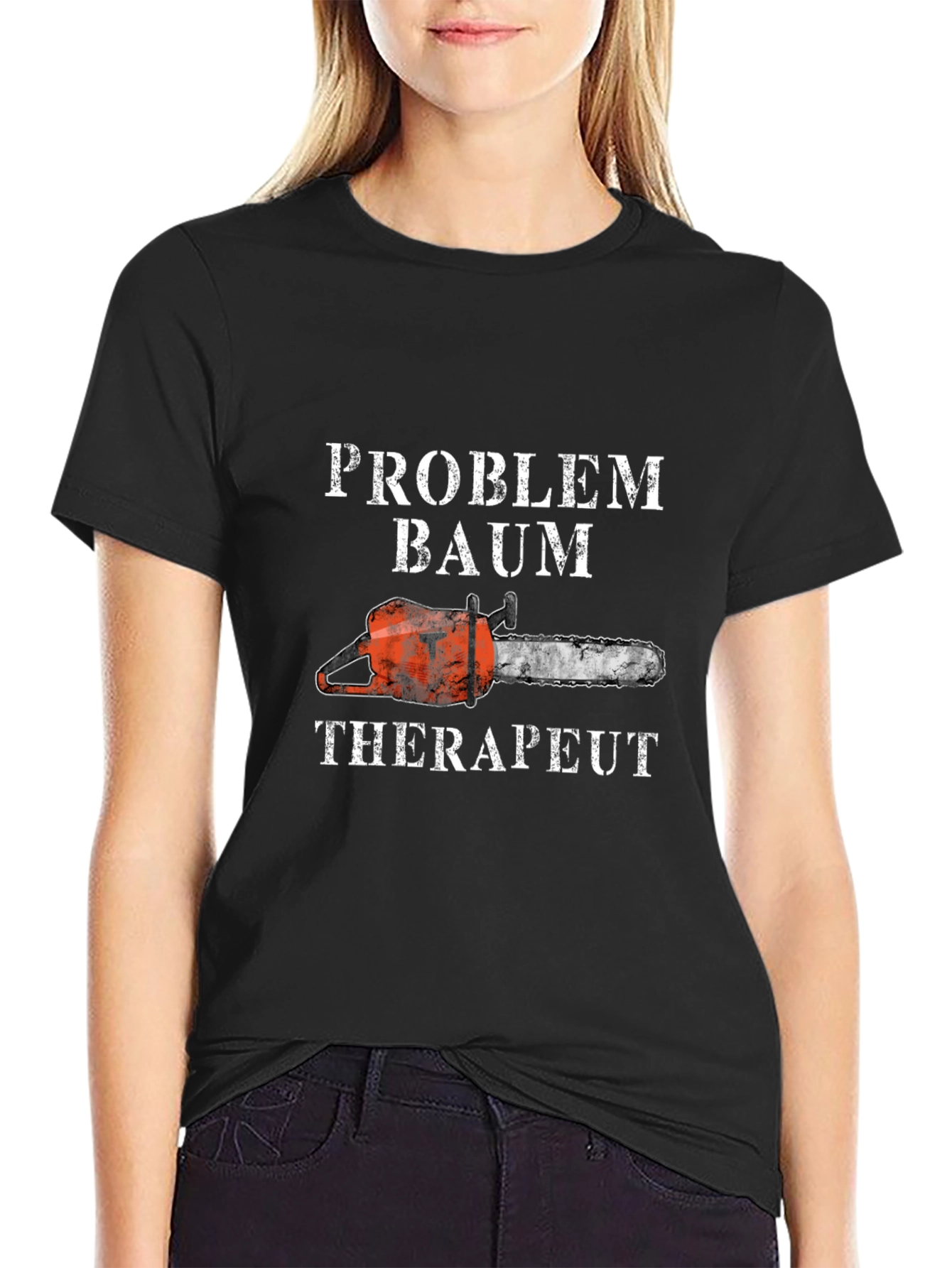 Problem Baum Therapeut T-Shirt - Arborist Tree Surgeon