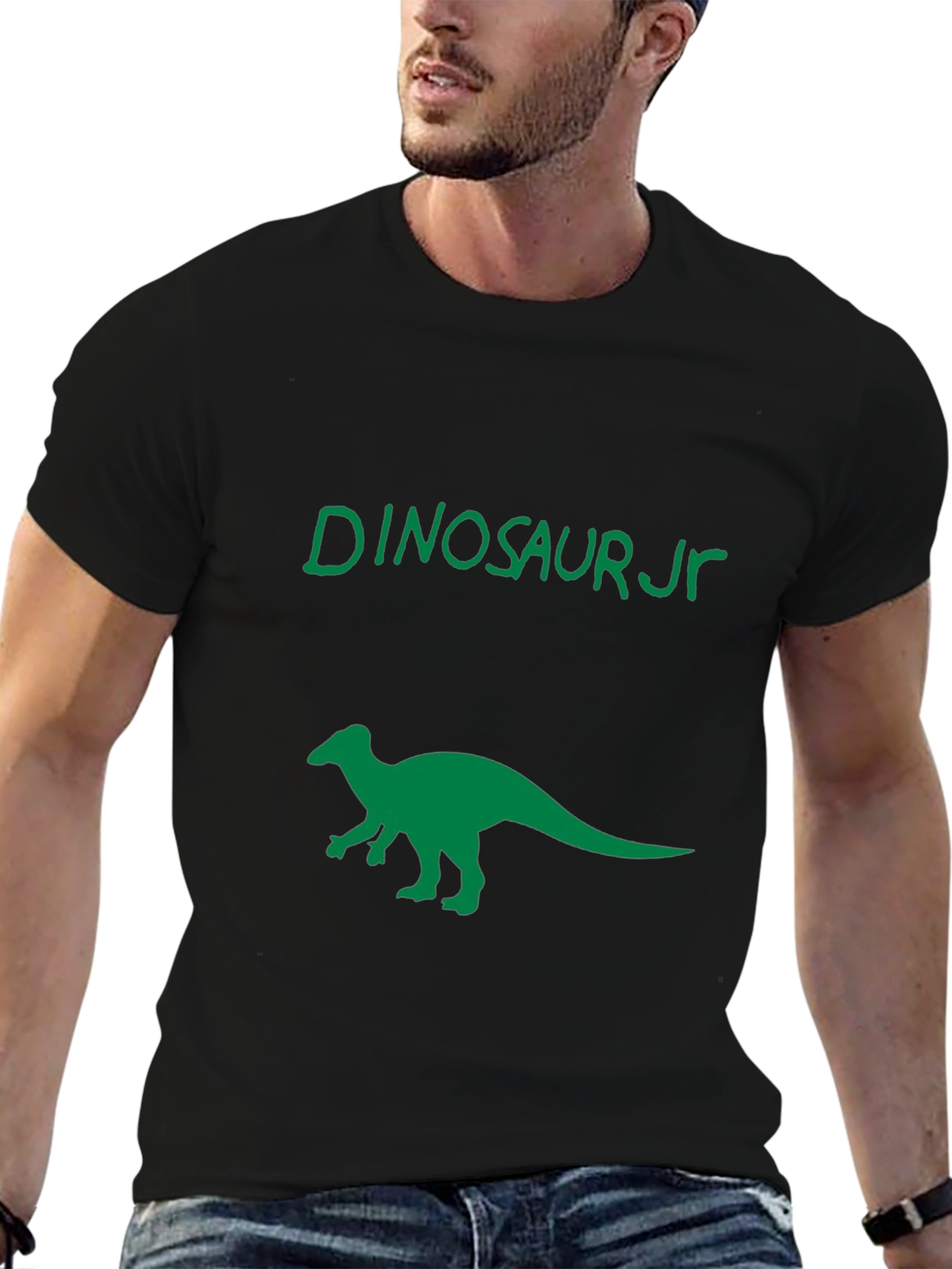Dinosaur Jr. Graphic Tee - Black Cotton T-Shirt