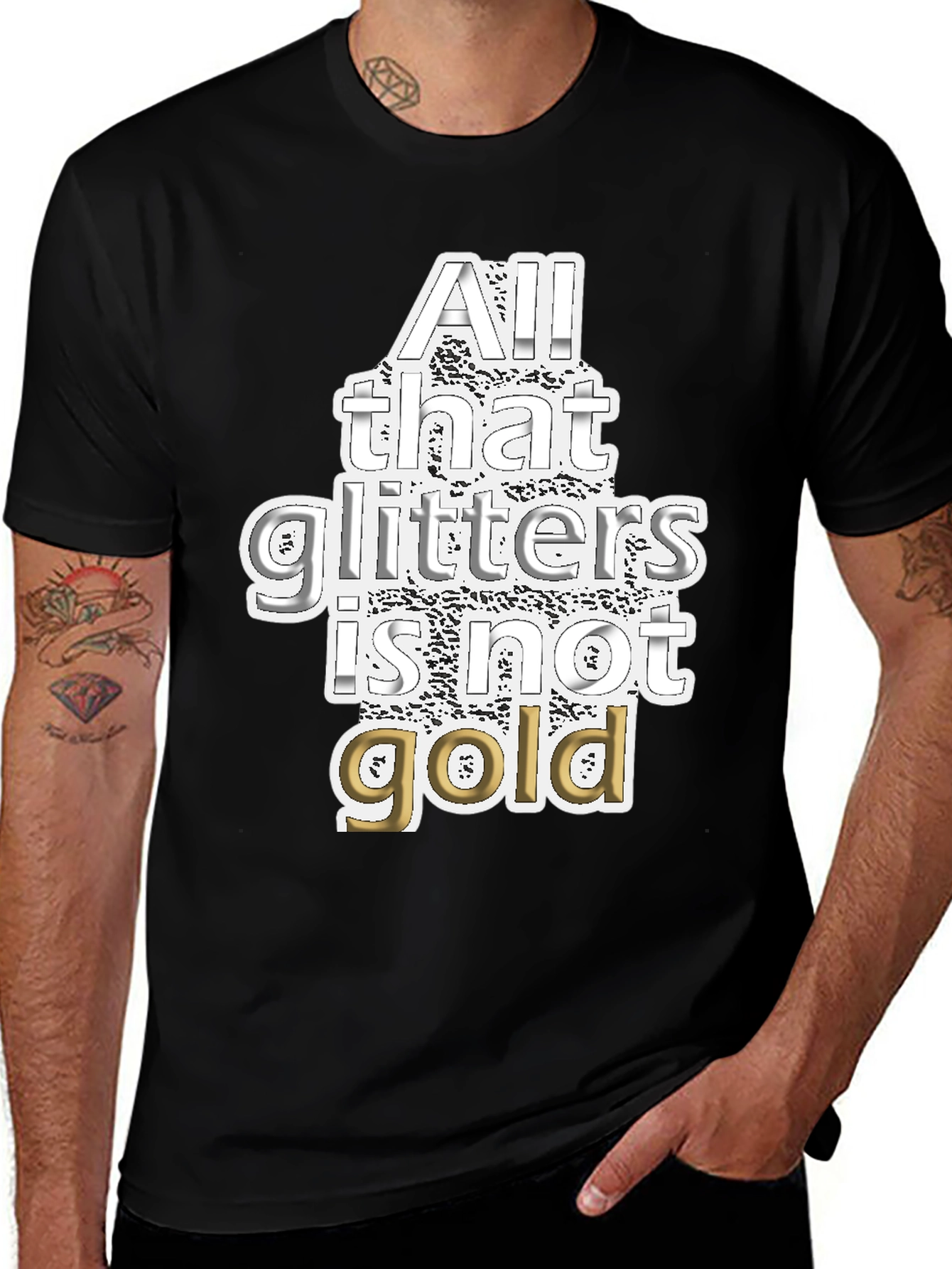 All That Glitters Mens Graphic T-Shirt