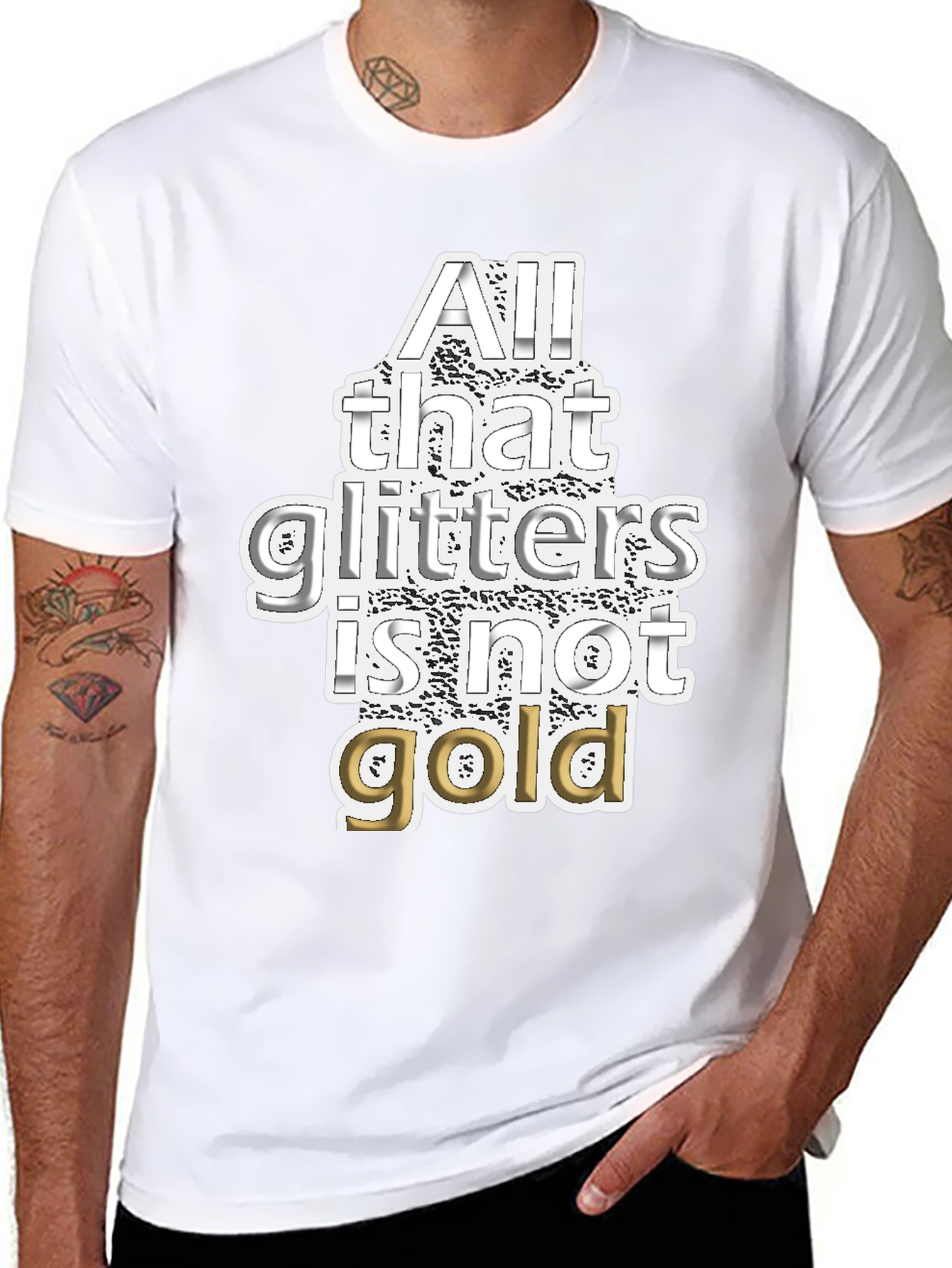 All That Glitters Mens Graphic T-Shirt