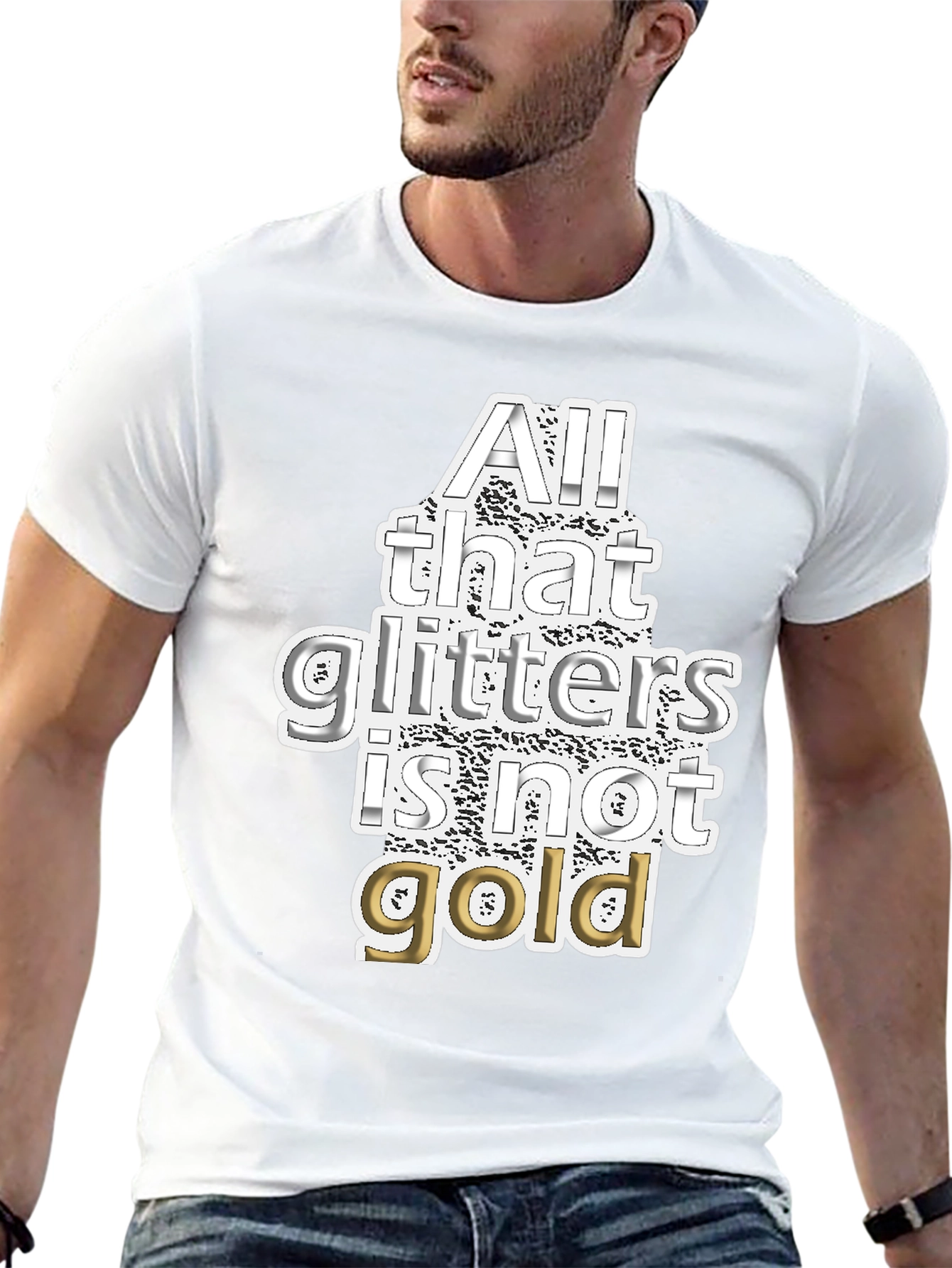 All That Glitters Mens Graphic T-Shirt