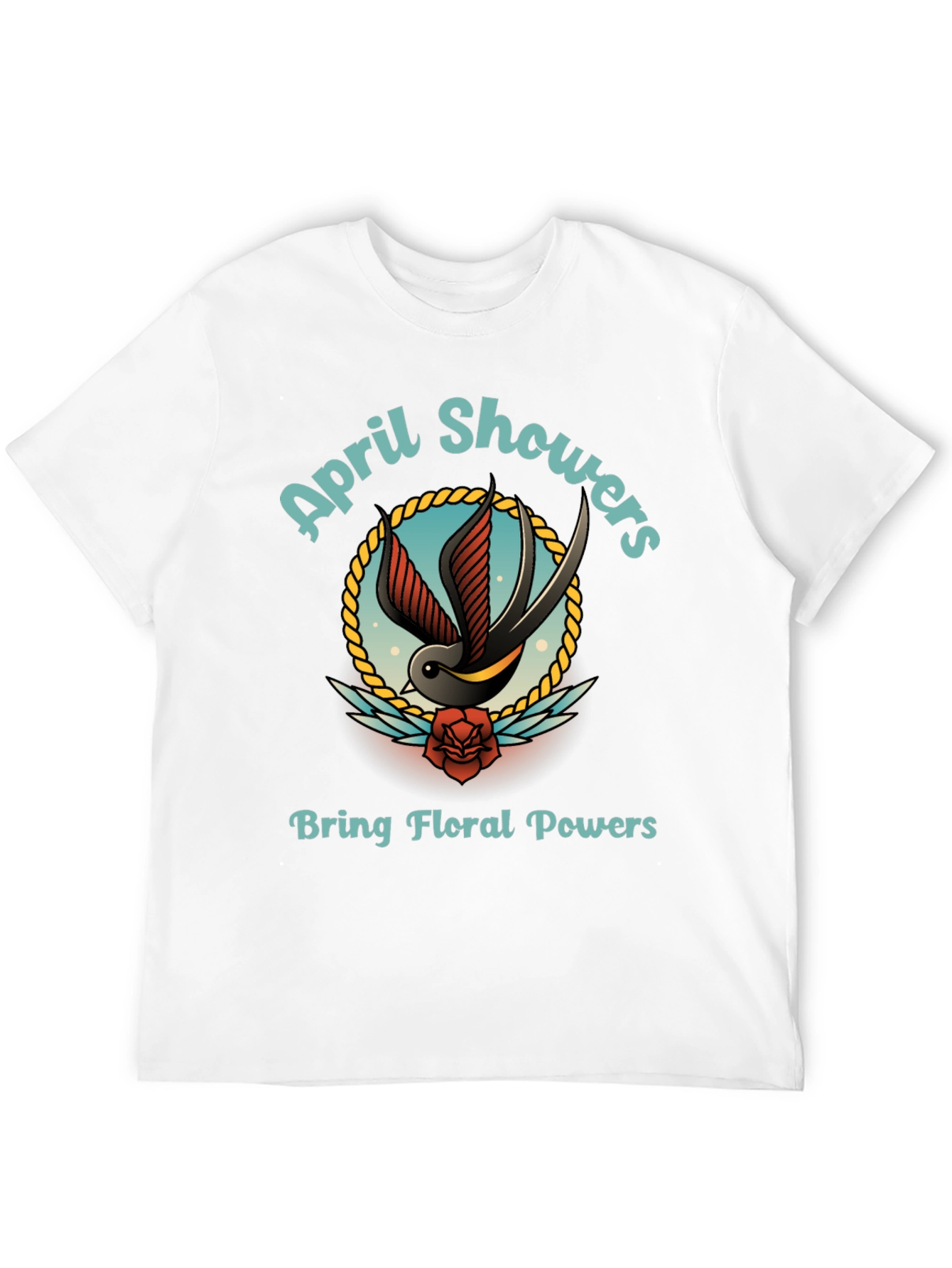 April Showers Floral Powers Graphic T-Shirt