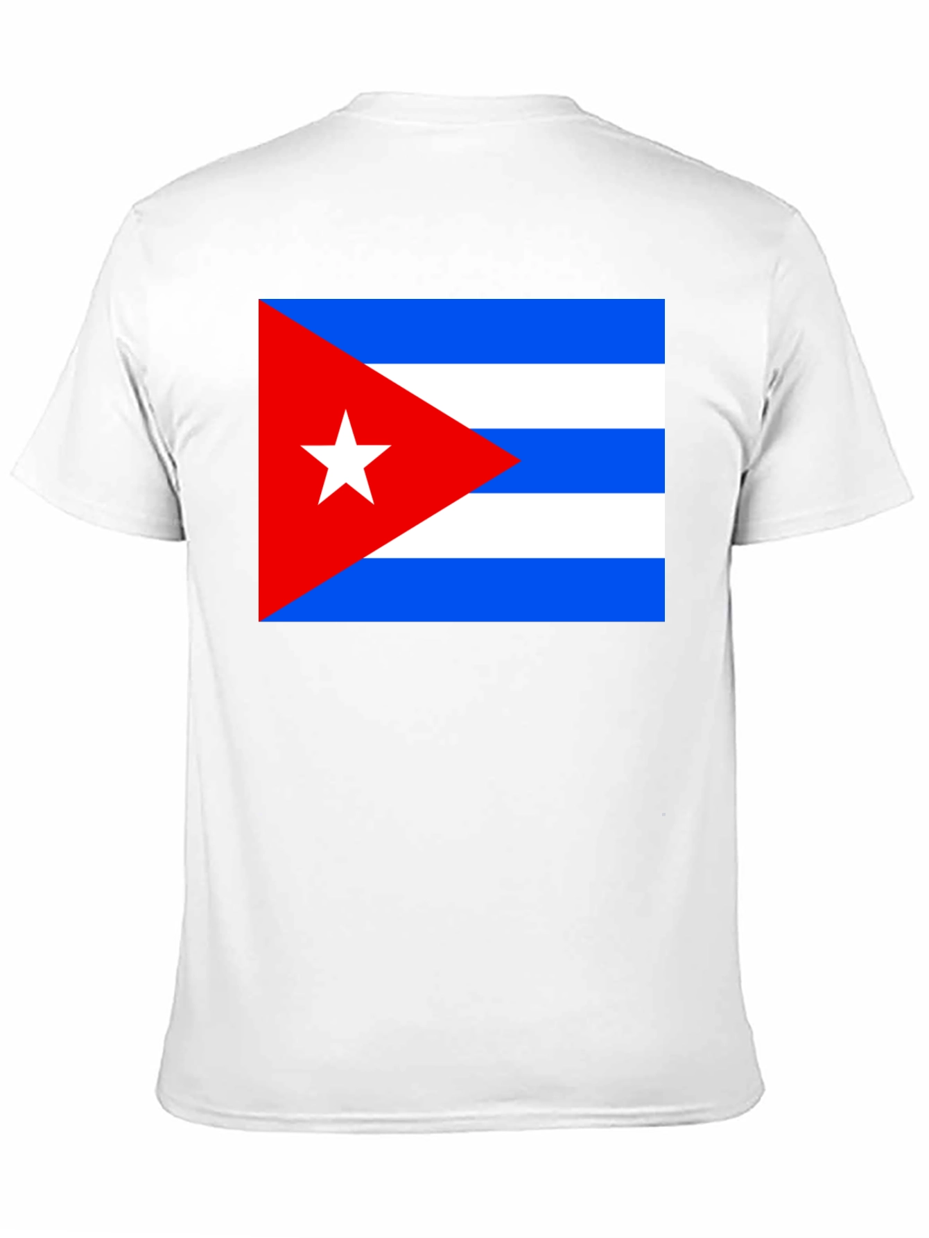 Cuba Flag T-Shirt - Black Cotton Tee