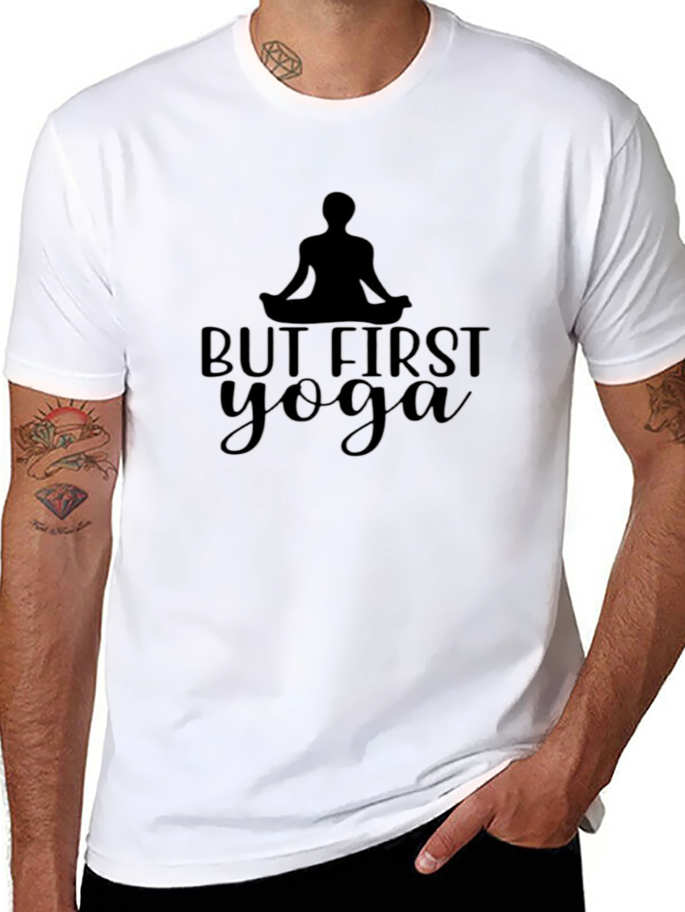 But First Yoga Graphic Tee - Relaxed Fit