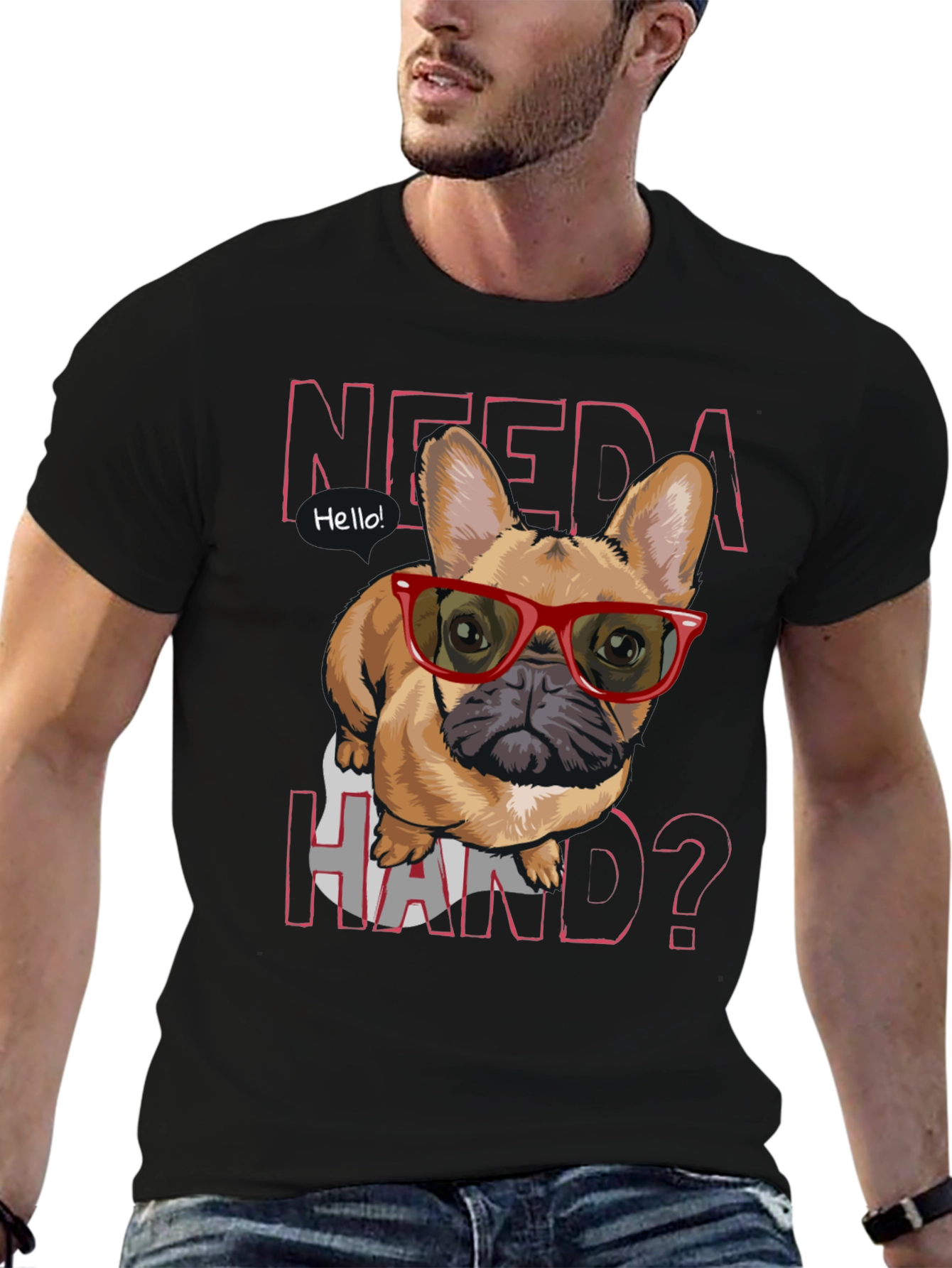 Need a Hand? Bulldog Tee