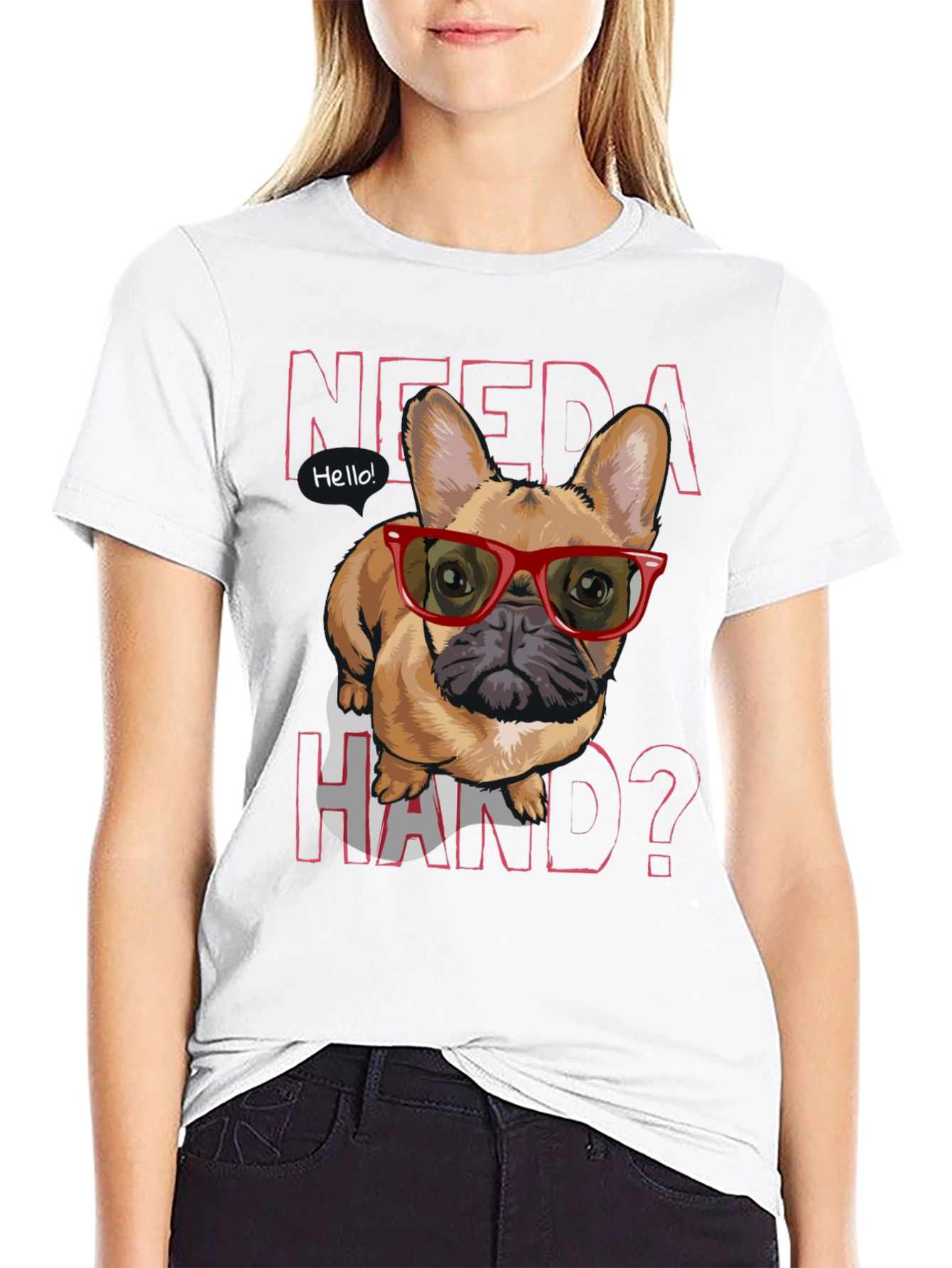 Need a Hand? Bulldog Tee