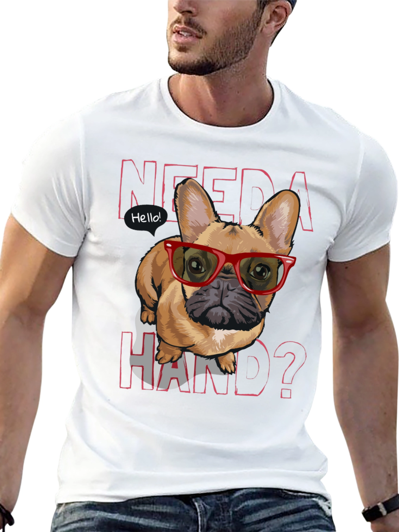 Need a Hand? Bulldog Tee