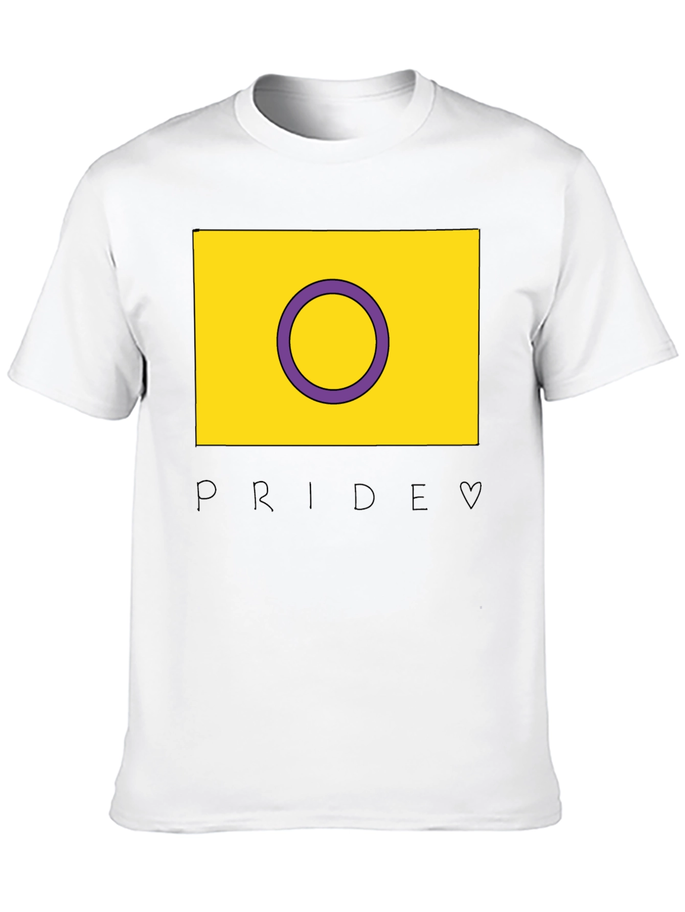 Intersex Pride T-Shirt - Black LGBTQ+ Tee