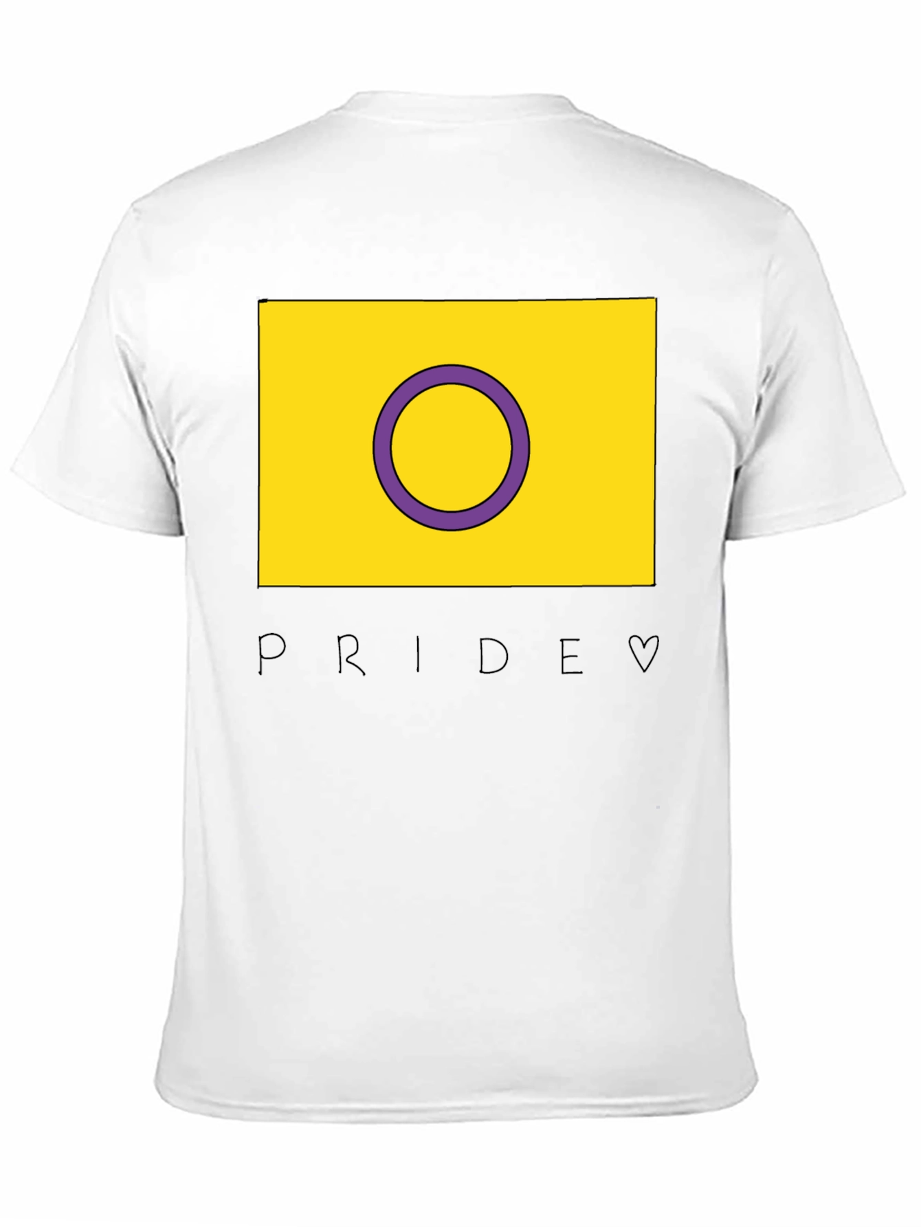 Intersex Pride T-Shirt - Black LGBTQ+ Tee