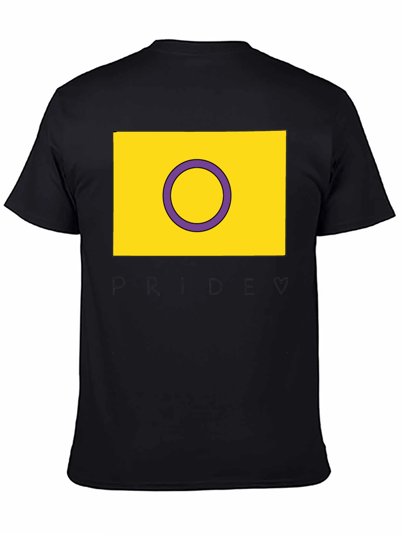 Intersex Pride T-Shirt - Black LGBTQ+ Tee