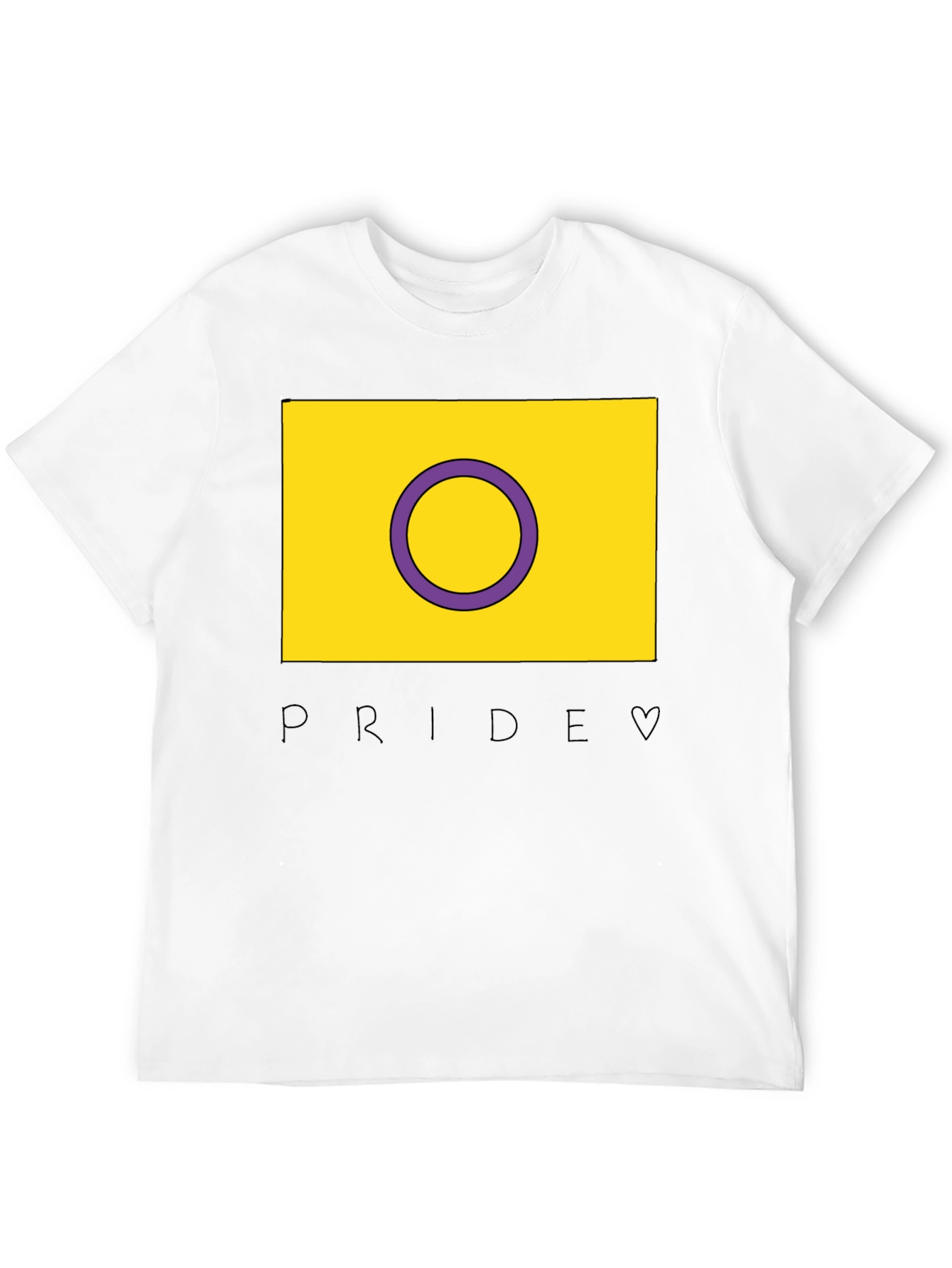 Intersex Pride T-Shirt - Black LGBTQ+ Tee