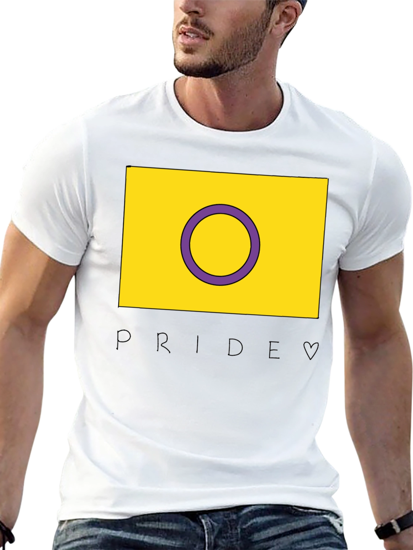 Intersex Pride T-Shirt - Black LGBTQ+ Tee