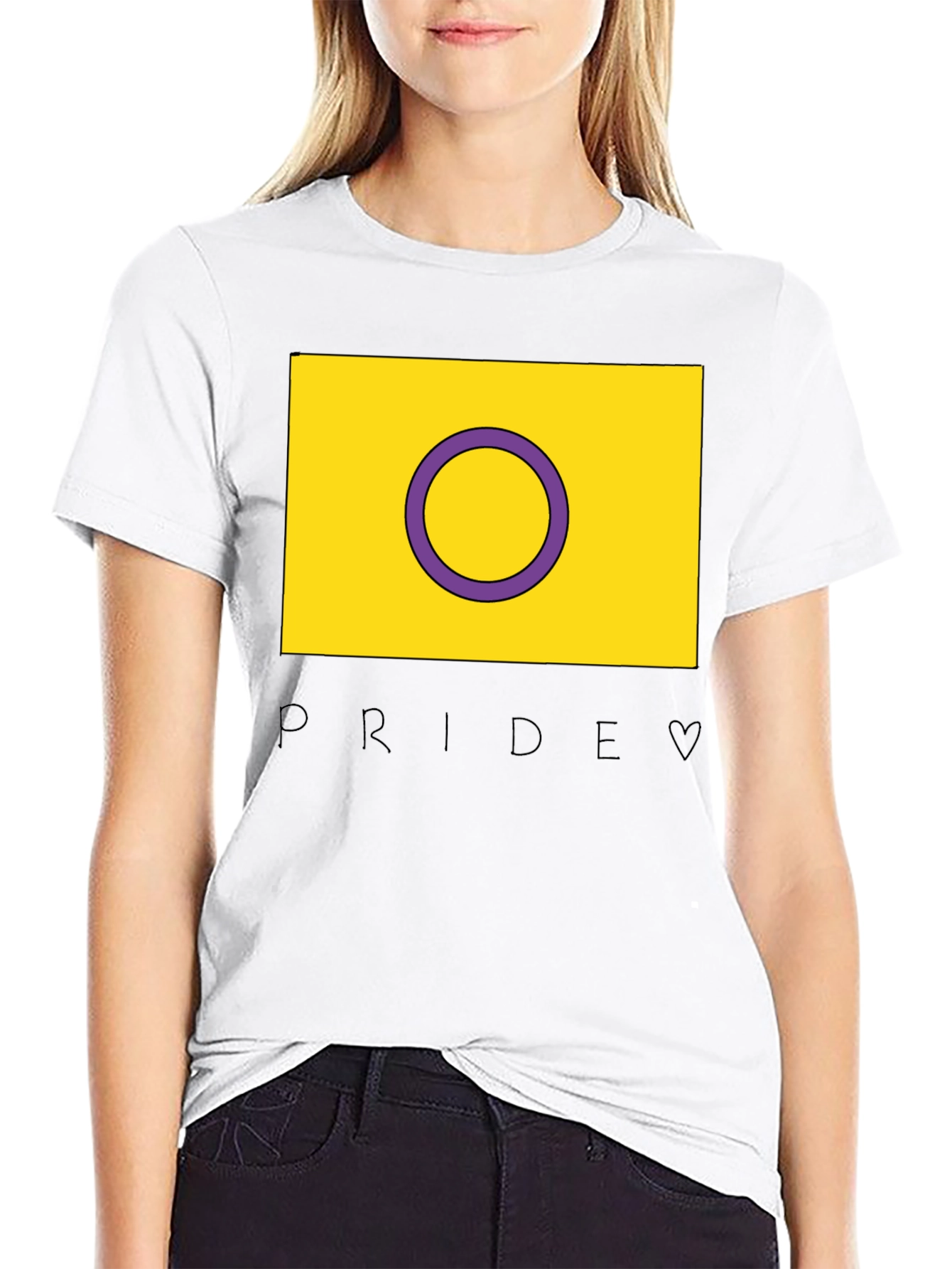 Intersex Pride T-Shirt - Black LGBTQ+ Tee