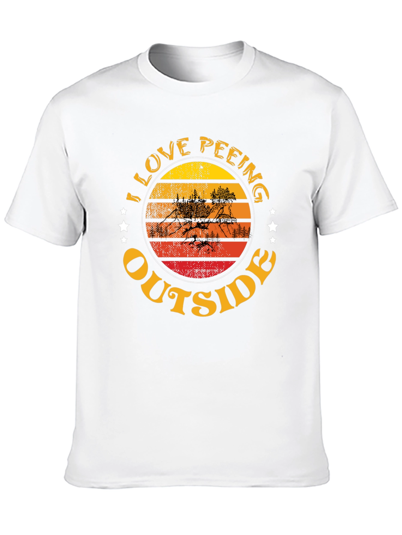 I Love Peeing Outside Graphic Tee