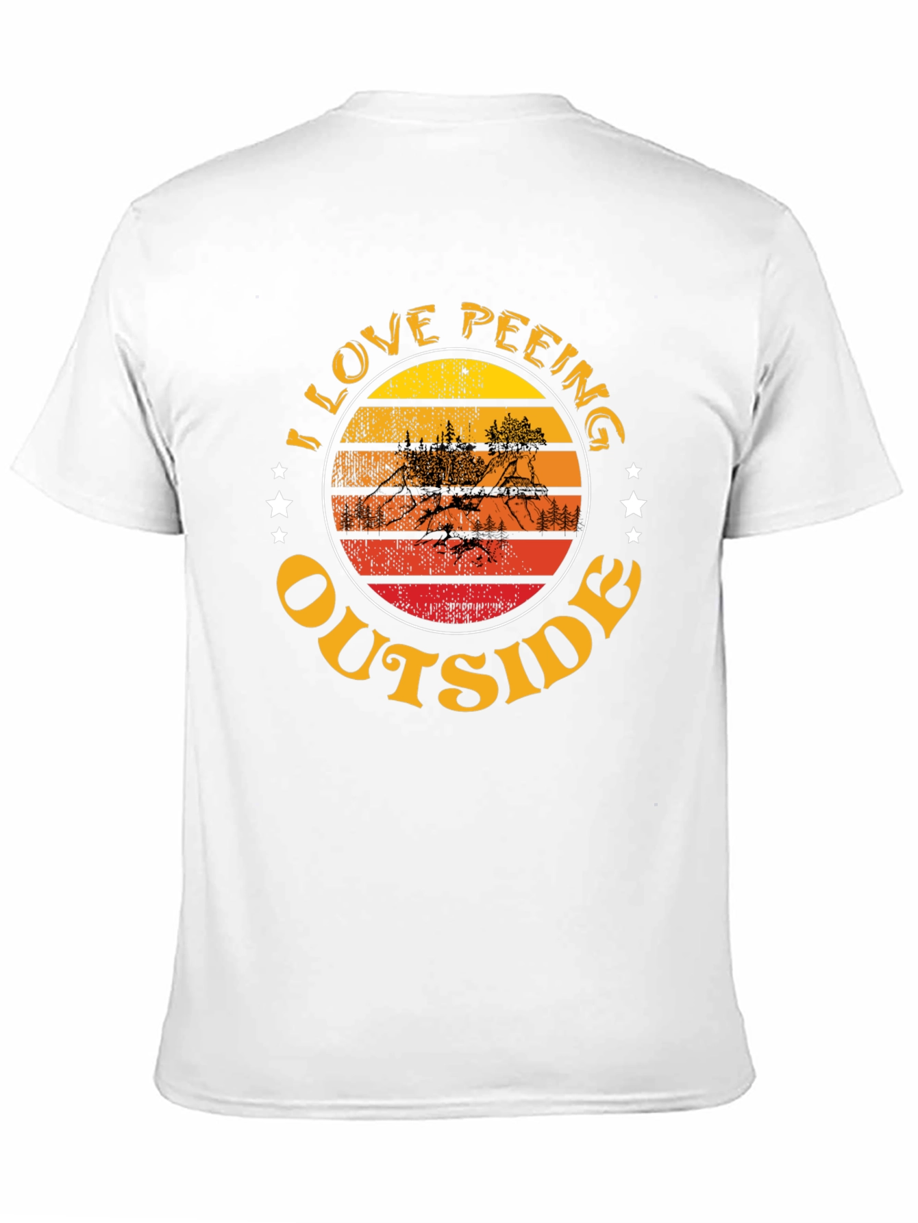 I Love Peeing Outside Graphic Tee