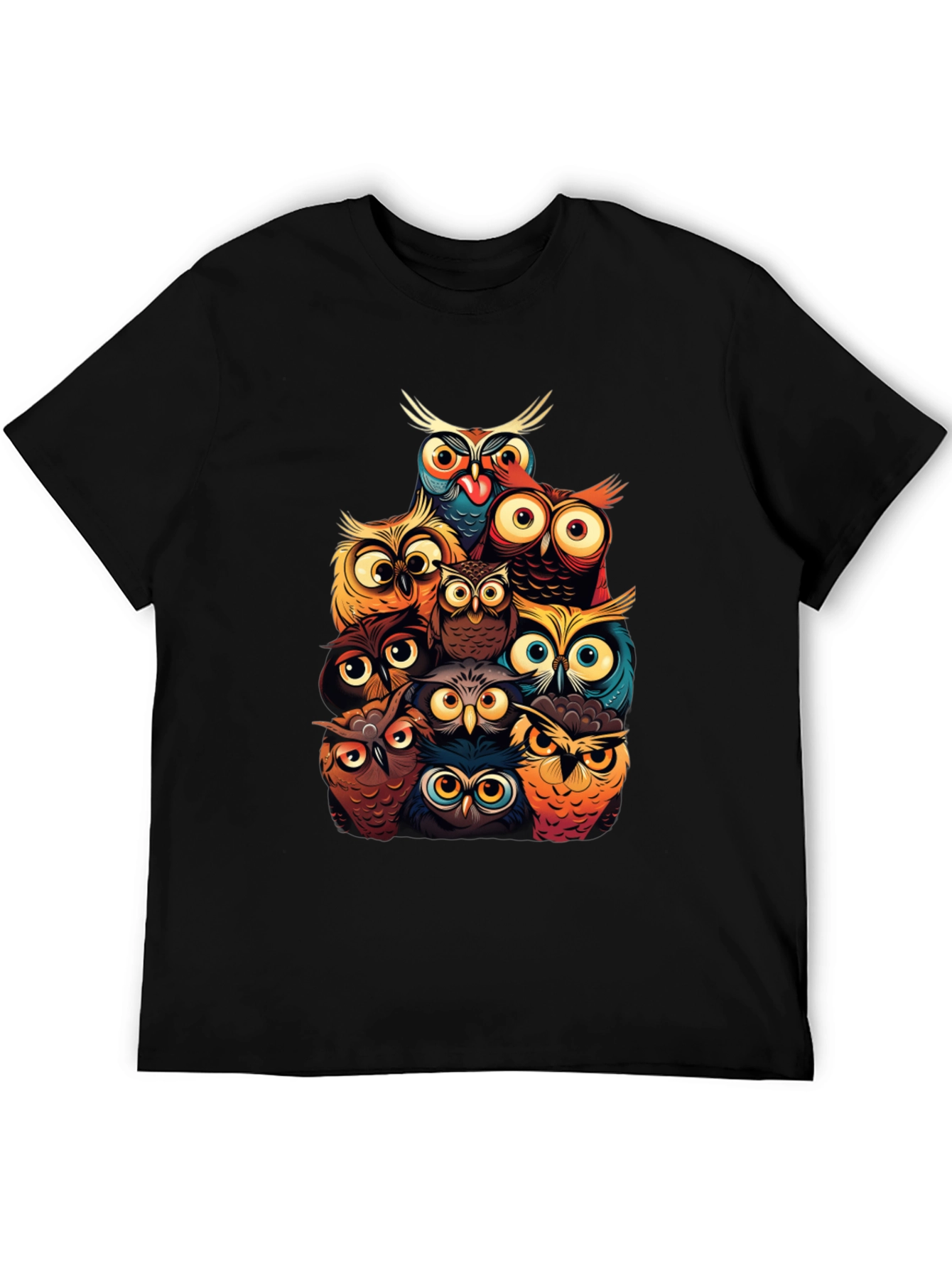 Whimsical Owl T-Shirt - Unique Bird Lover Tee