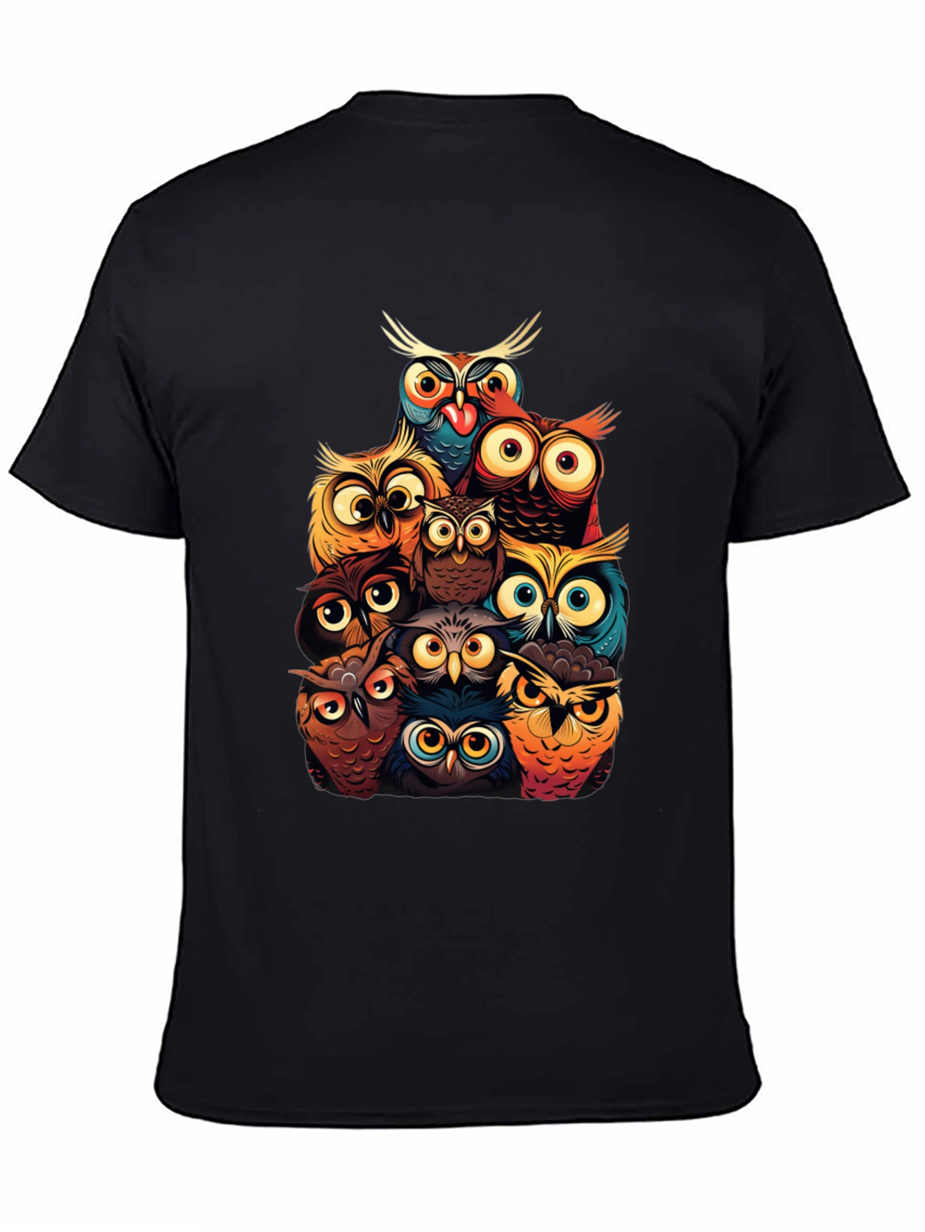 Whimsical Owl T-Shirt - Unique Bird Lover Tee