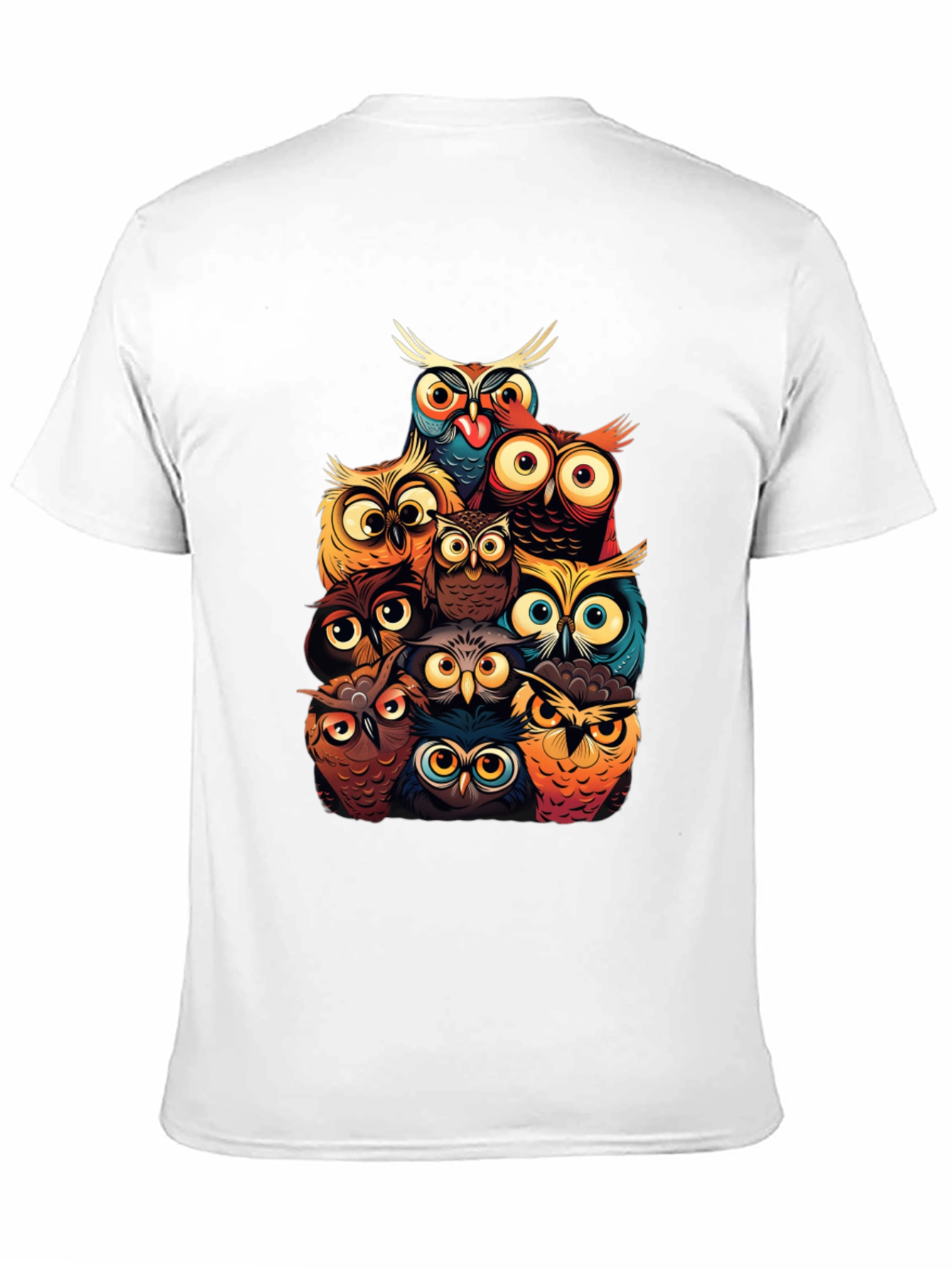 Whimsical Owl T-Shirt - Unique Bird Lover Tee