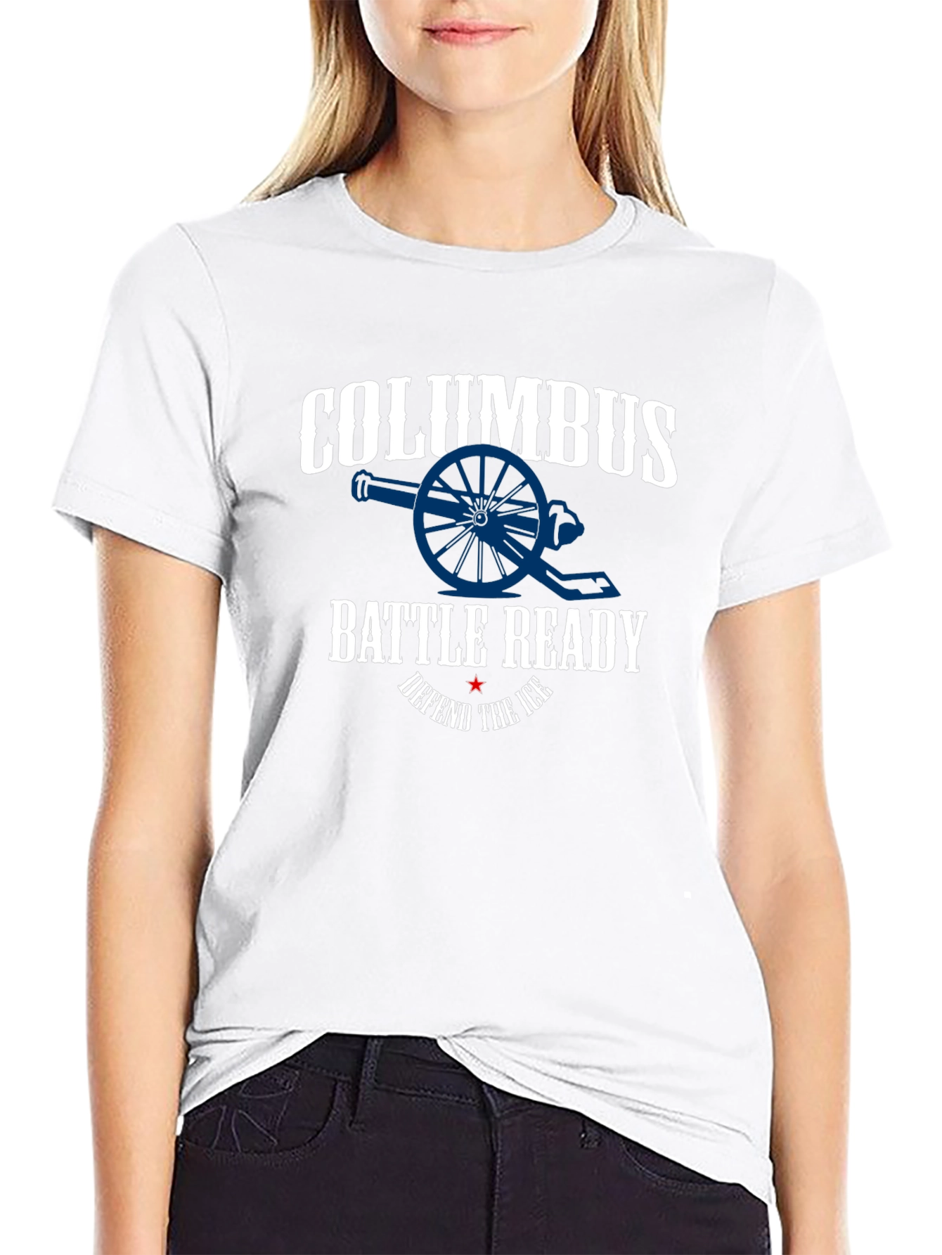 Columbus Battle Ready T-Shirt - Defend the Ice!