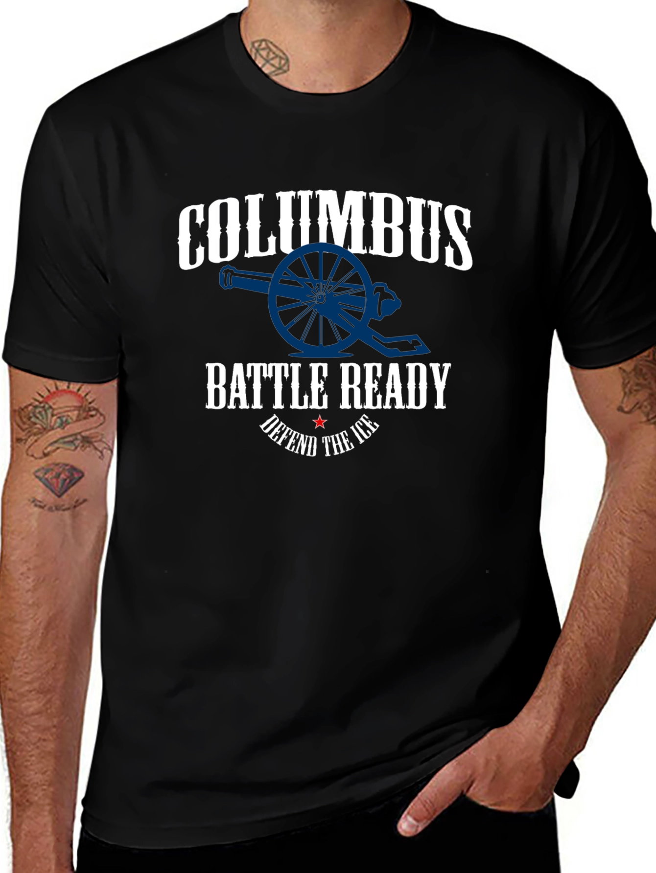Columbus Battle Ready T-Shirt - Defend the Ice!