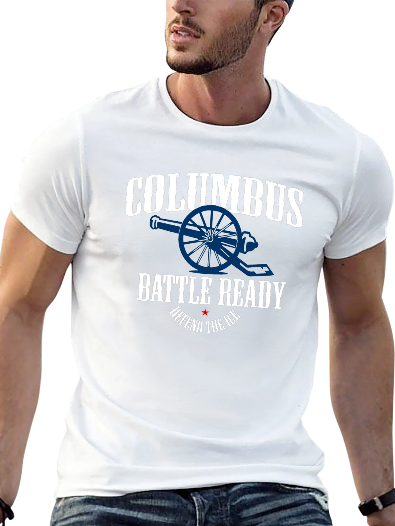 Columbus Battle Ready T-Shirt - Defend the Ice!