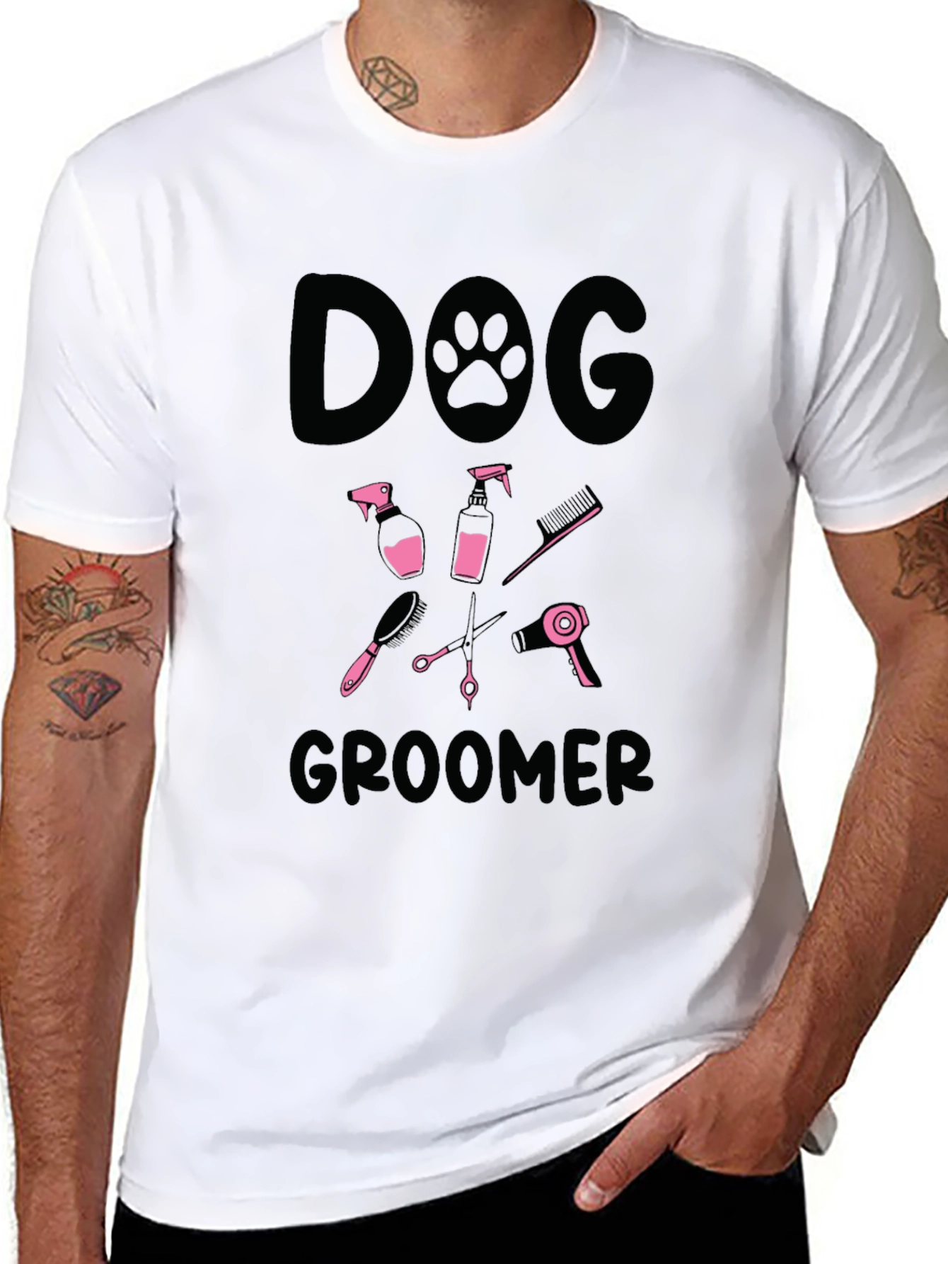 Dog Groomer Graphic T-Shirt