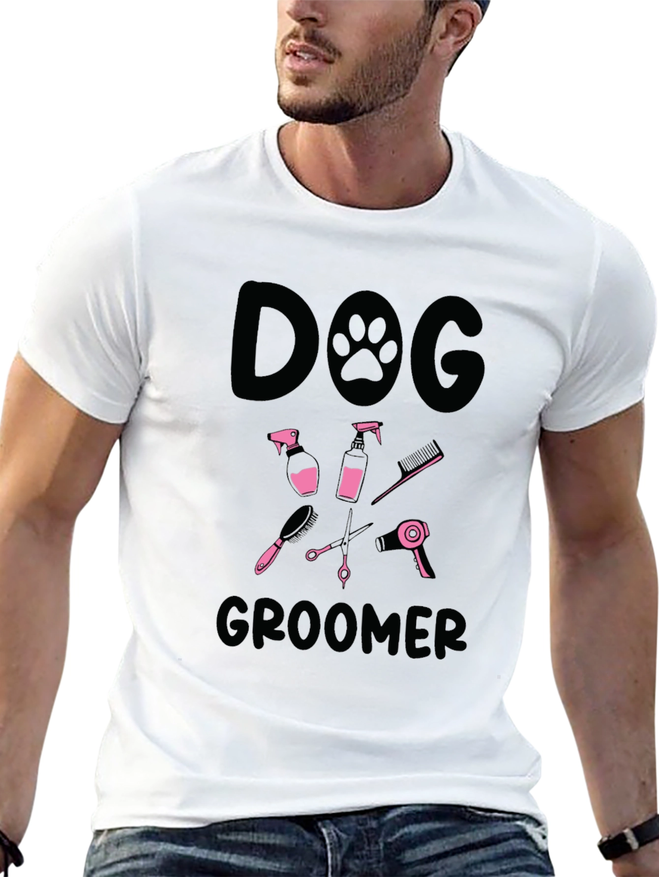 Dog Groomer Graphic T-Shirt