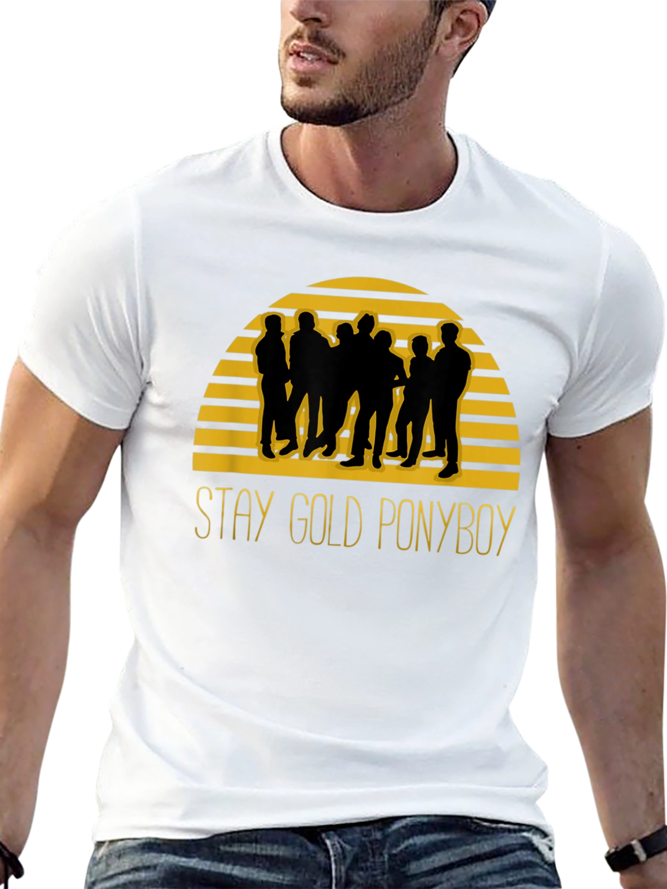 Stay Gold Ponyboy Black Graphic Tee