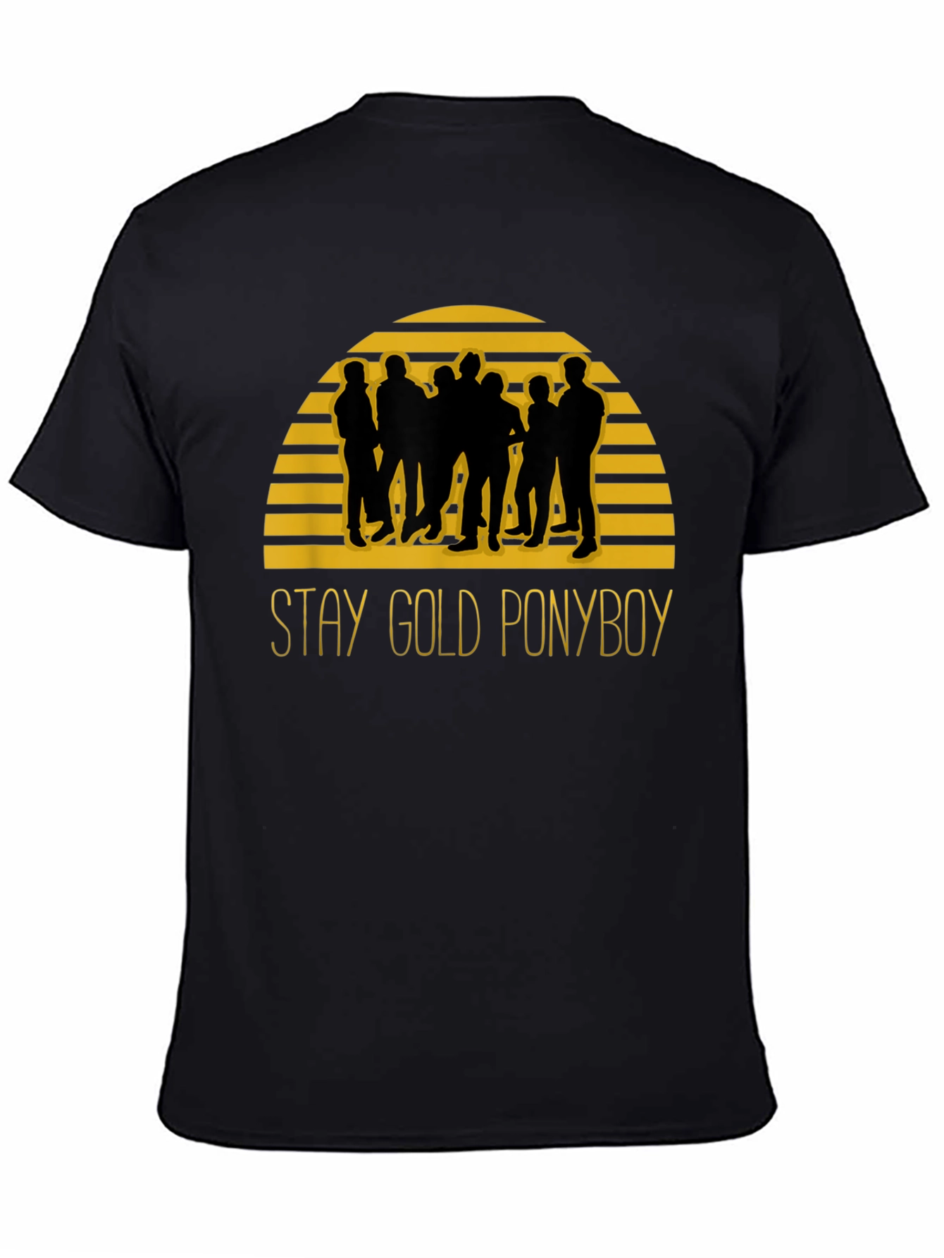 Stay Gold Ponyboy Black Graphic Tee