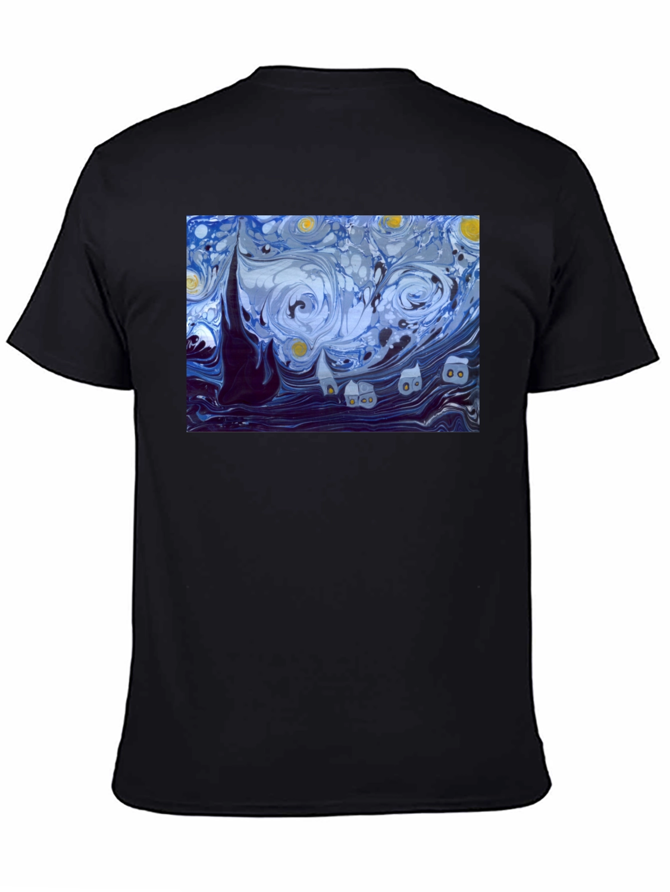Starry Night Graphic Tee - Classic Art Shirt