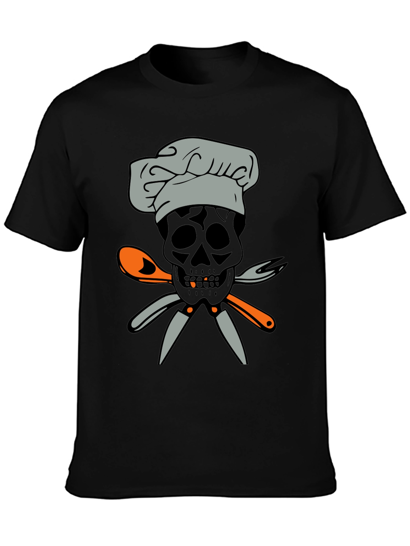 Chef Skull T-Shirt - Culinary Skeleton Tee