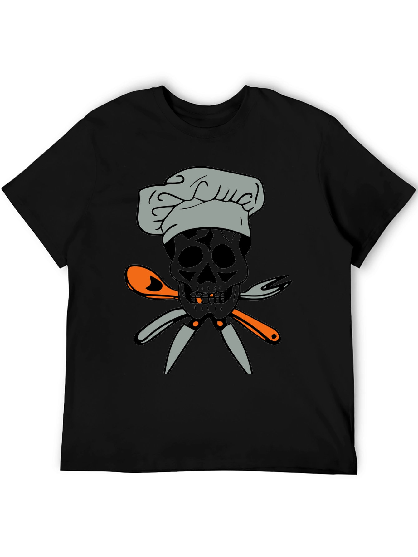 Chef Skull T-Shirt - Culinary Skeleton Tee