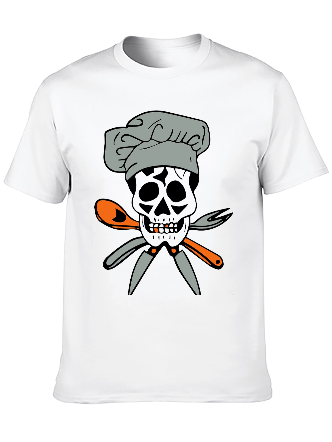 Chef Skull T-Shirt - Culinary Skeleton Tee