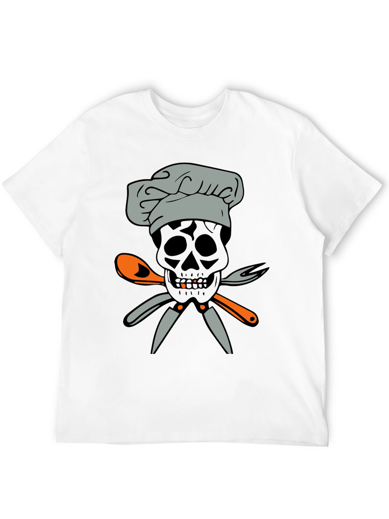Chef Skull T-Shirt - Culinary Skeleton Tee