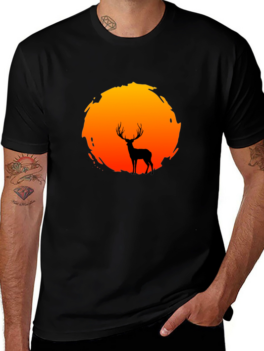 Deer Silhouette Graphic Tee