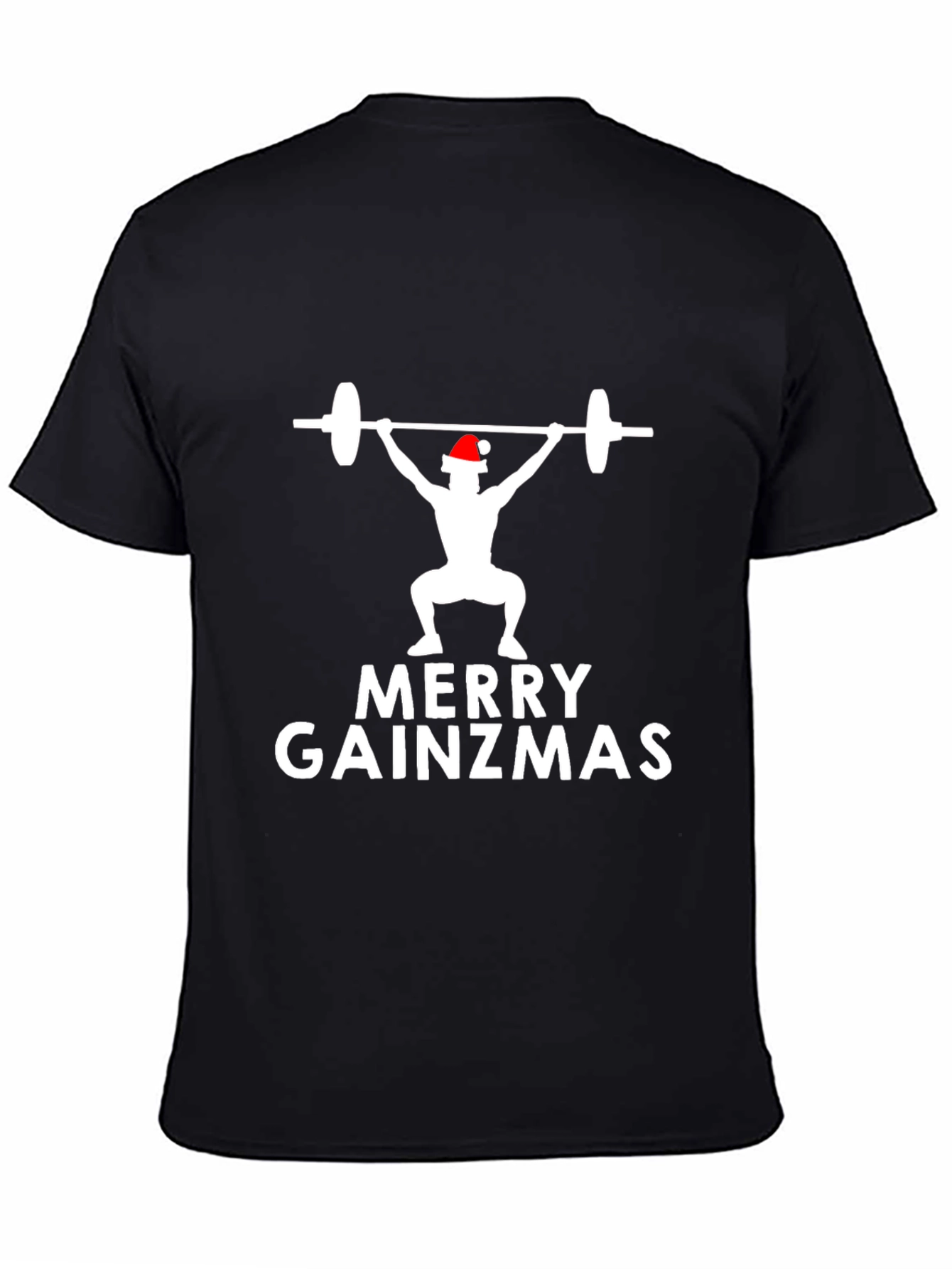 Merry Gainzmas Weightlifting Christmas T-Shirt