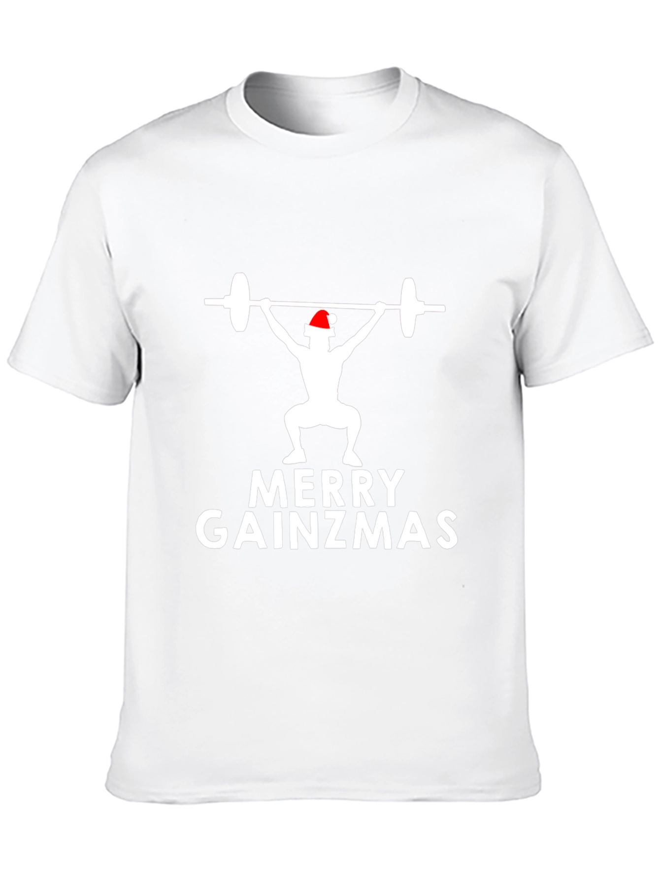 Merry Gainzmas Weightlifting Christmas T-Shirt
