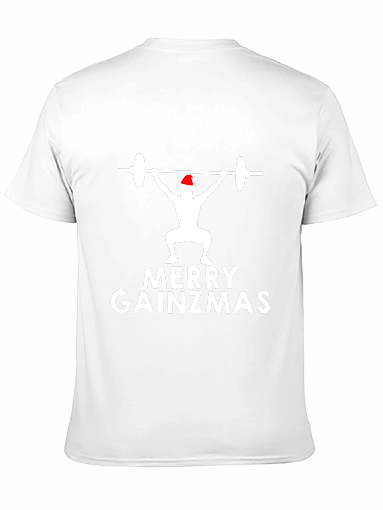 Merry Gainzmas Weightlifting Christmas T-Shirt