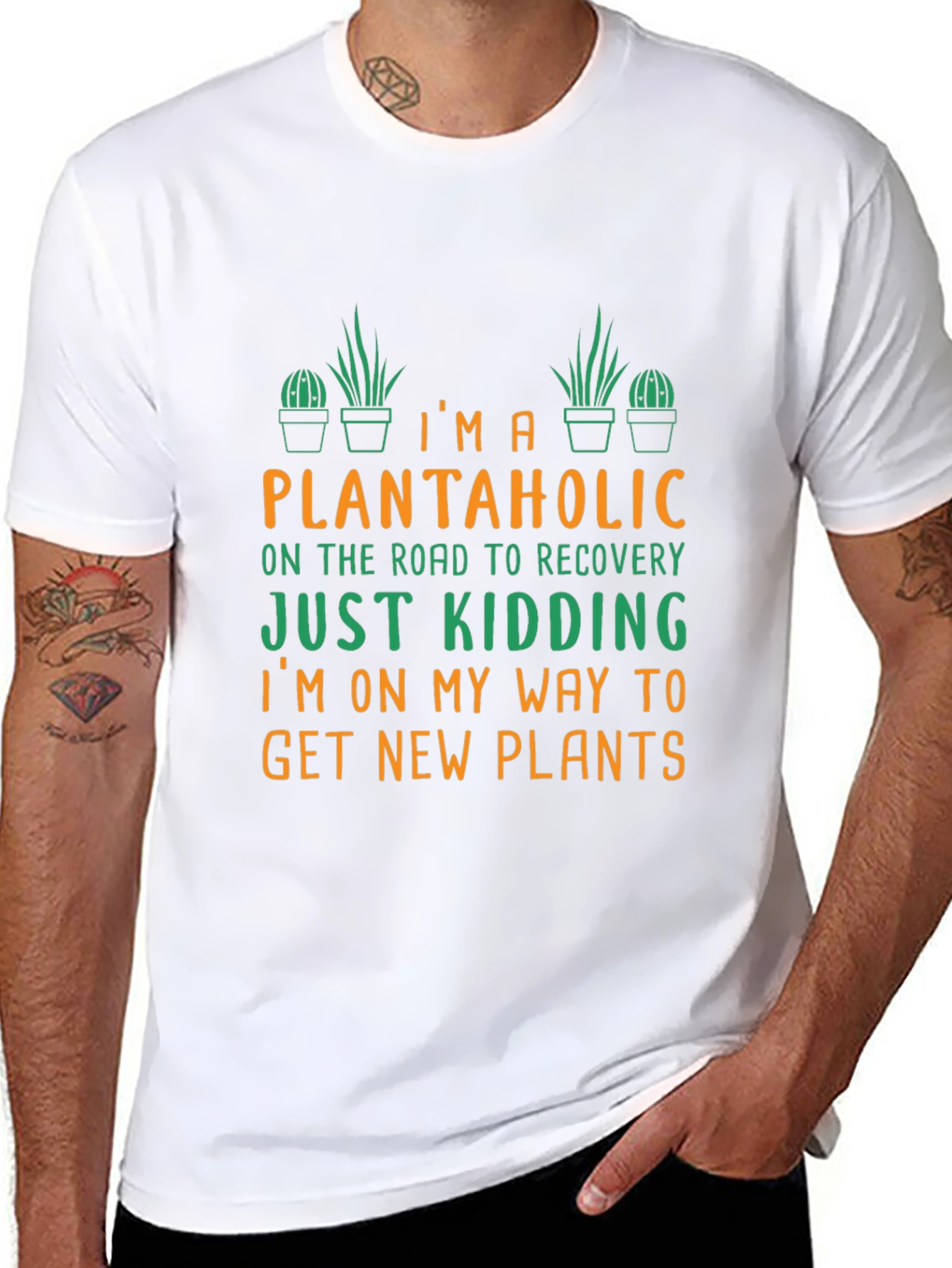 Plantaholic T-Shirt Funny Gardening Gift