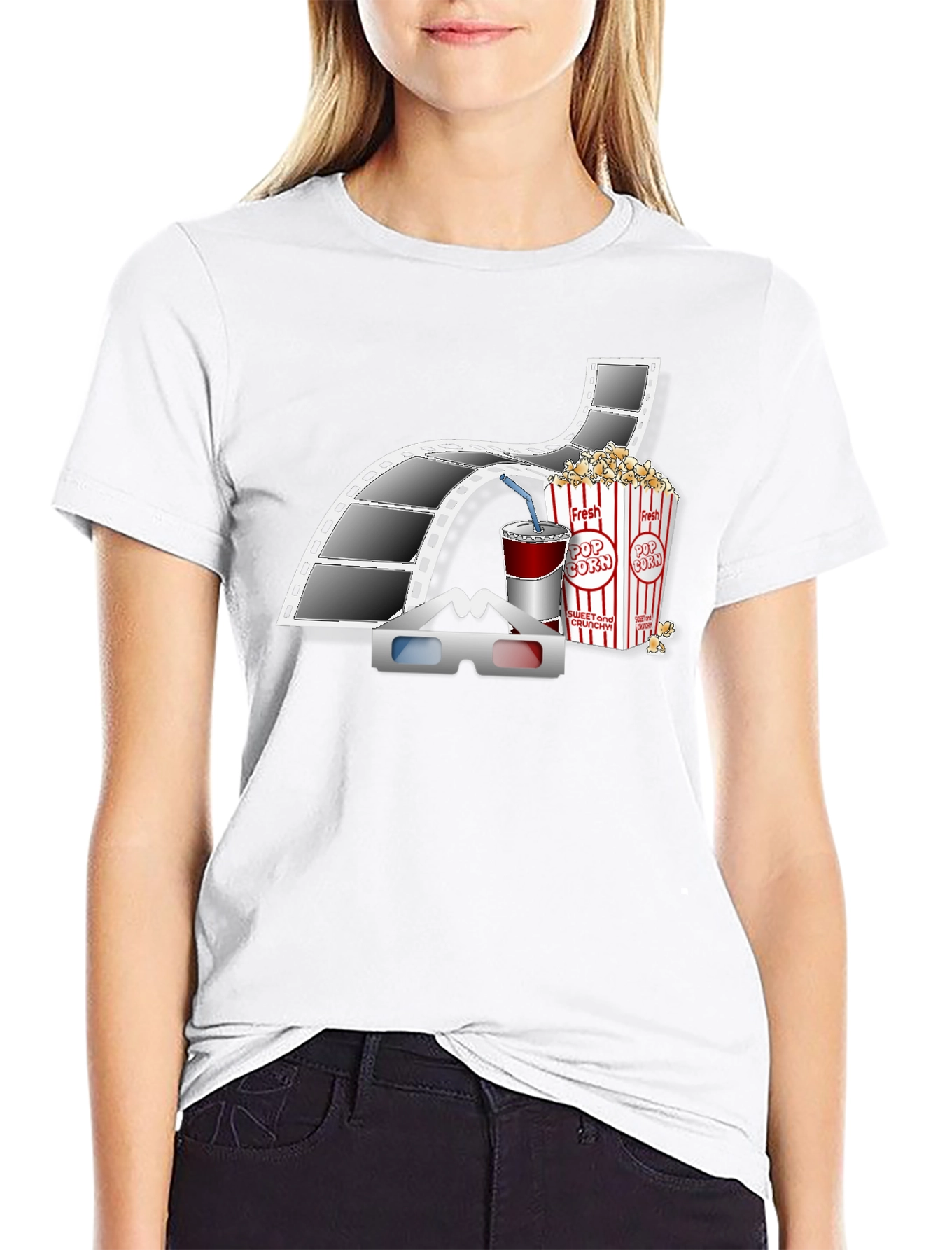 Movie Night Graphic T-Shirt