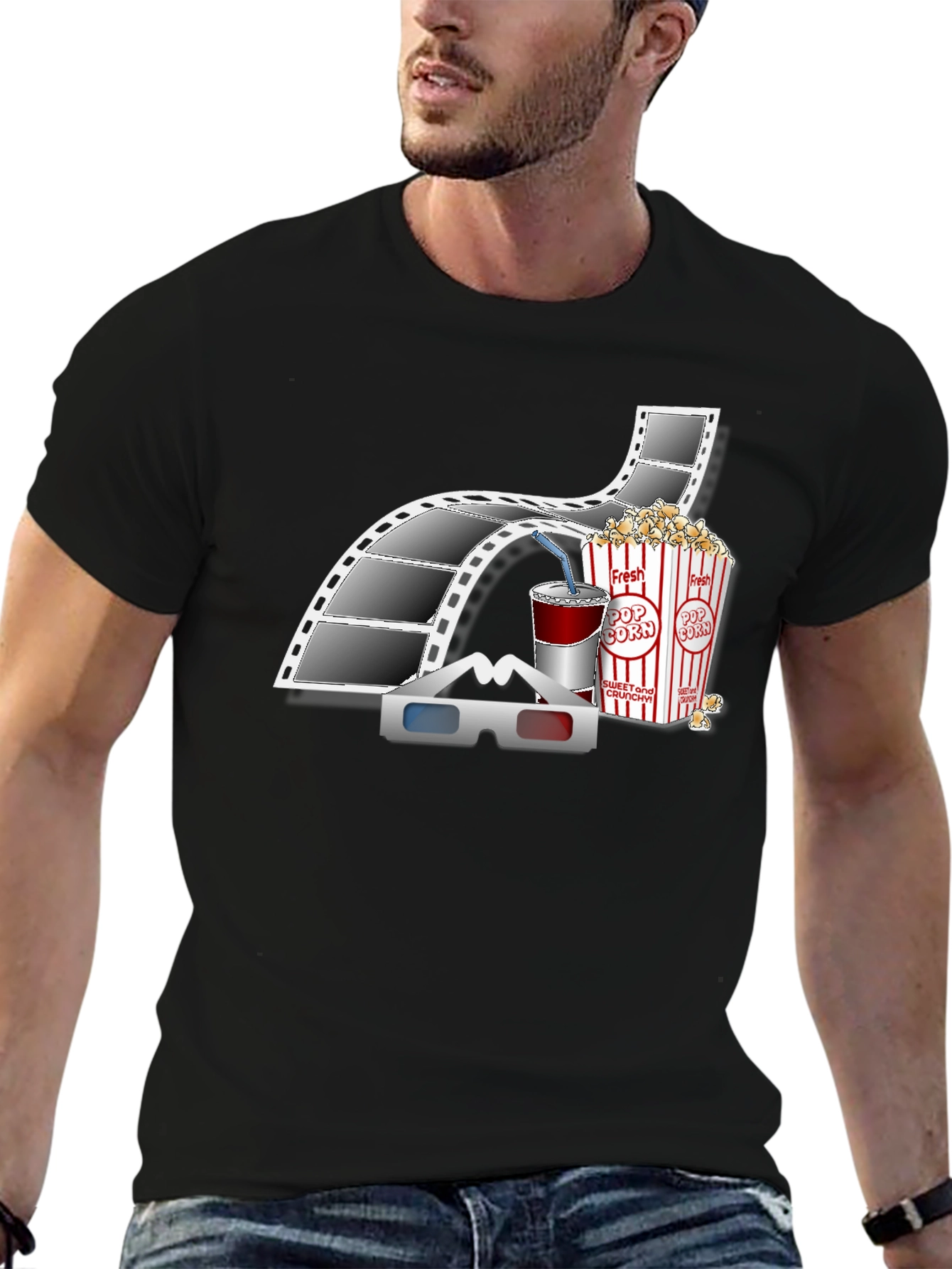 Movie Night Graphic T-Shirt