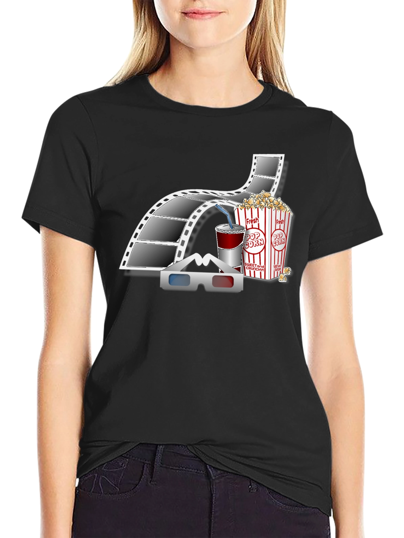 Movie Night Graphic T-Shirt
