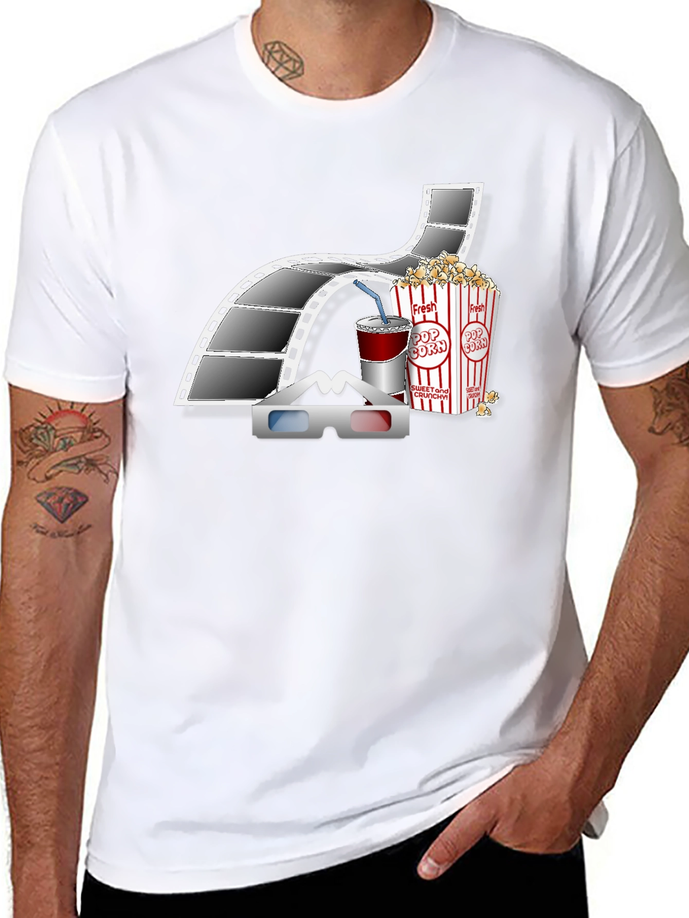Movie Night Graphic T-Shirt