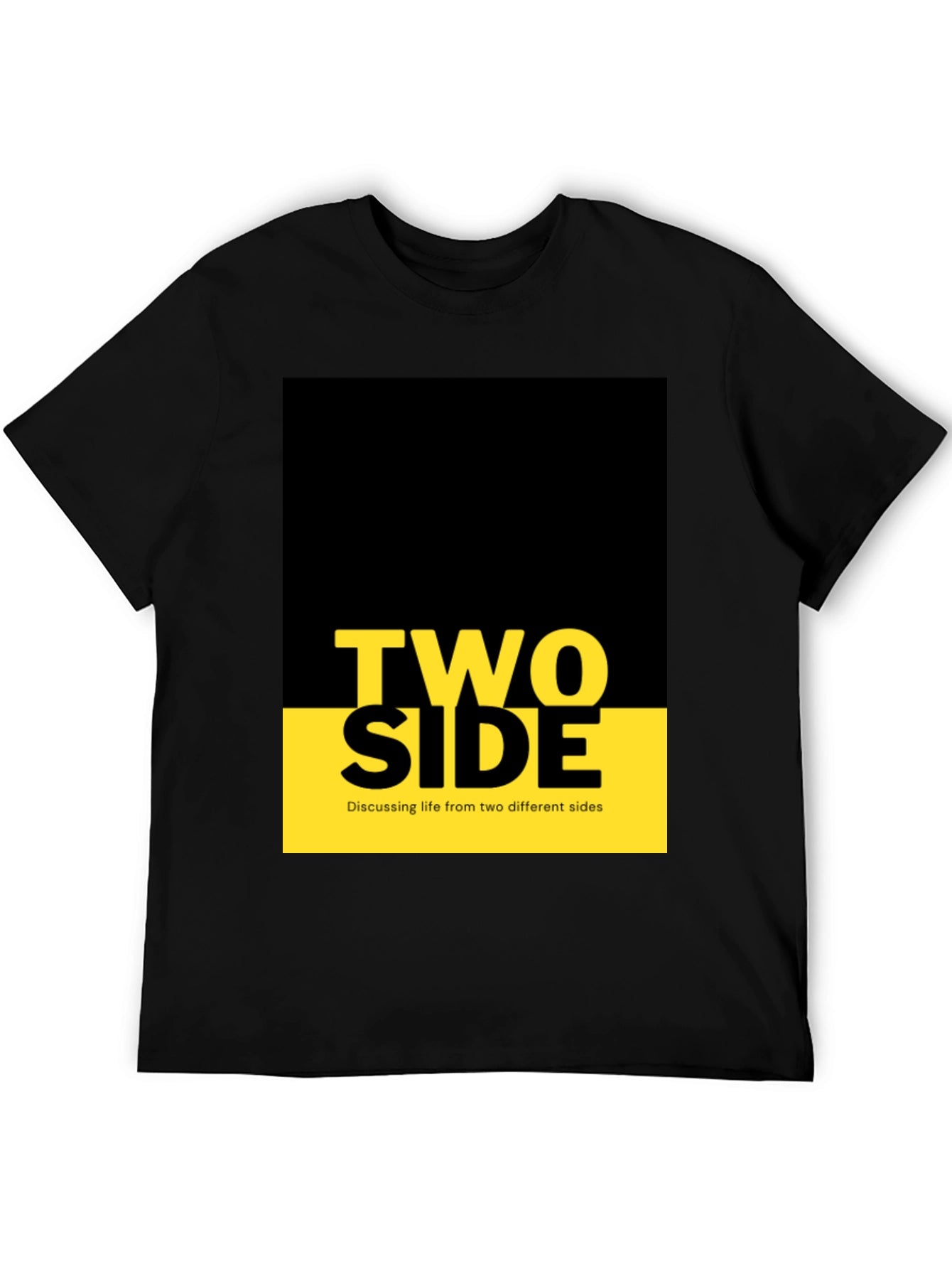 Two Side Graphic Tee - Discussing Life