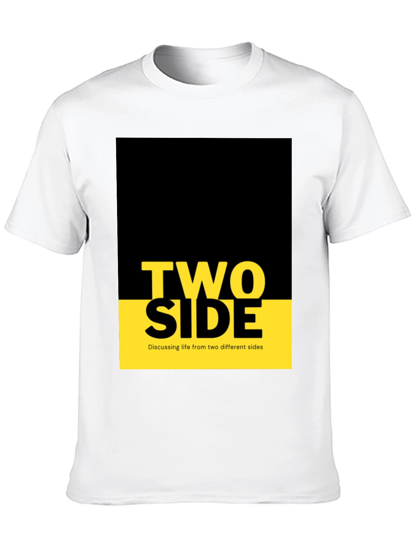 Two Side Graphic Tee - Discussing Life