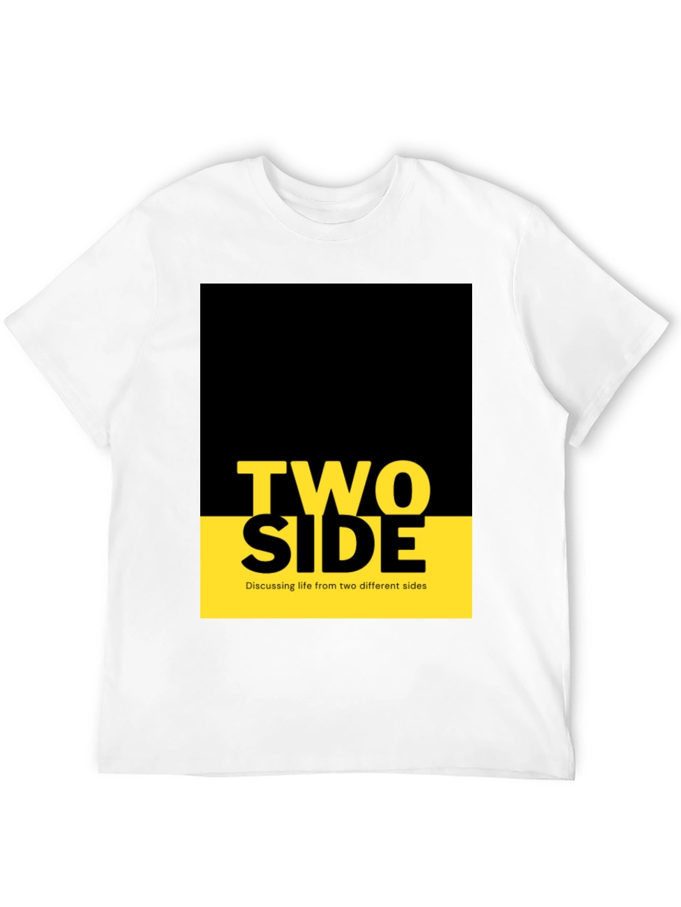 Two Side Graphic Tee - Discussing Life