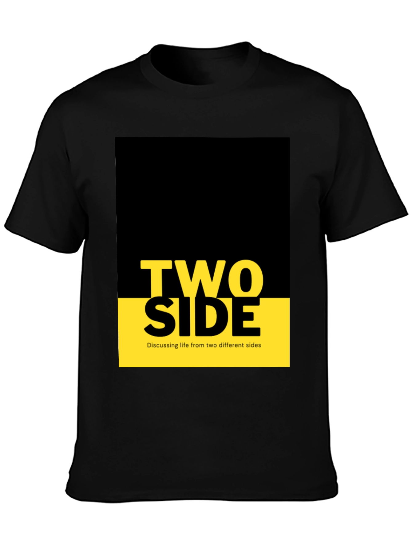 Two Side Graphic Tee - Discussing Life