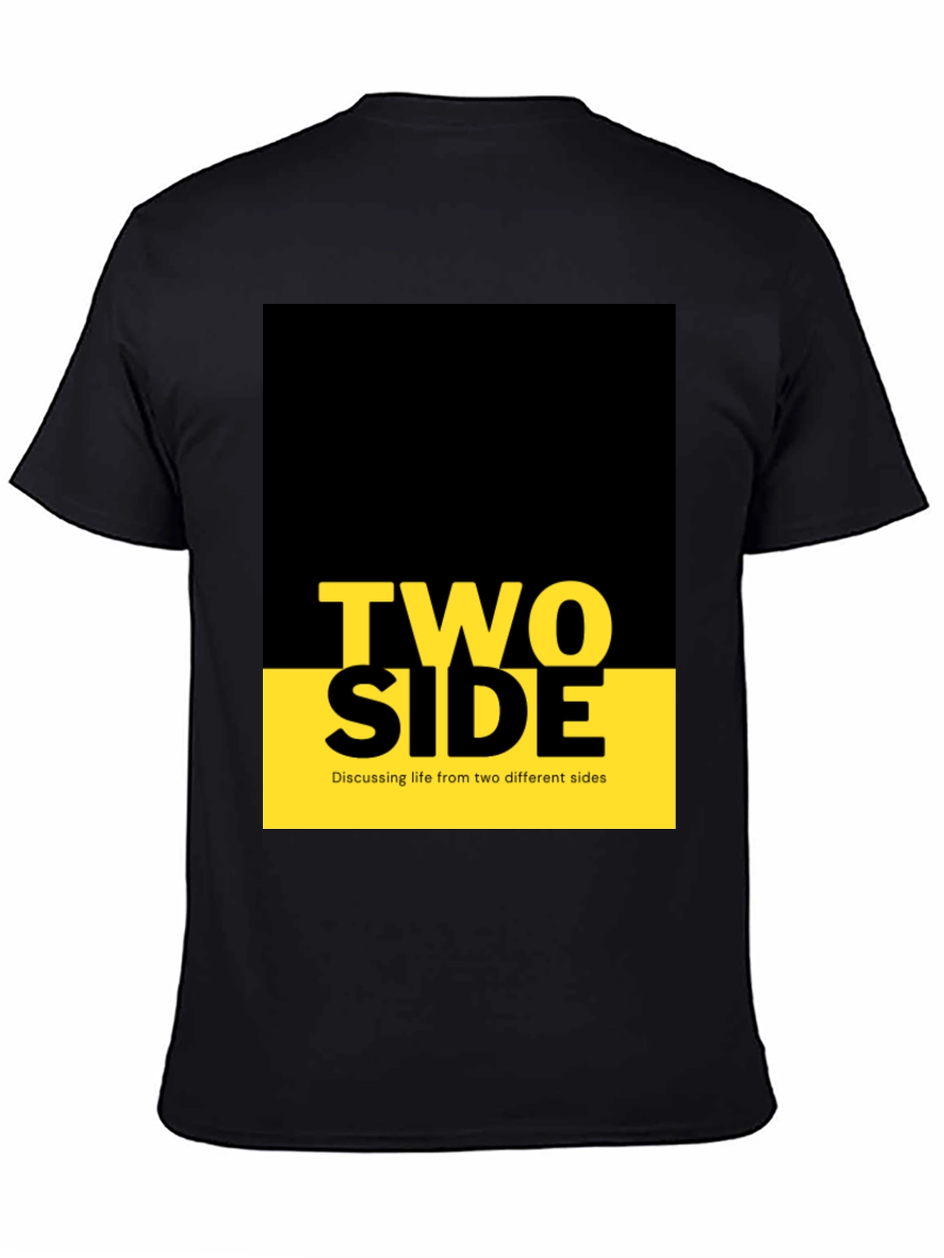 Two Side Graphic Tee - Discussing Life