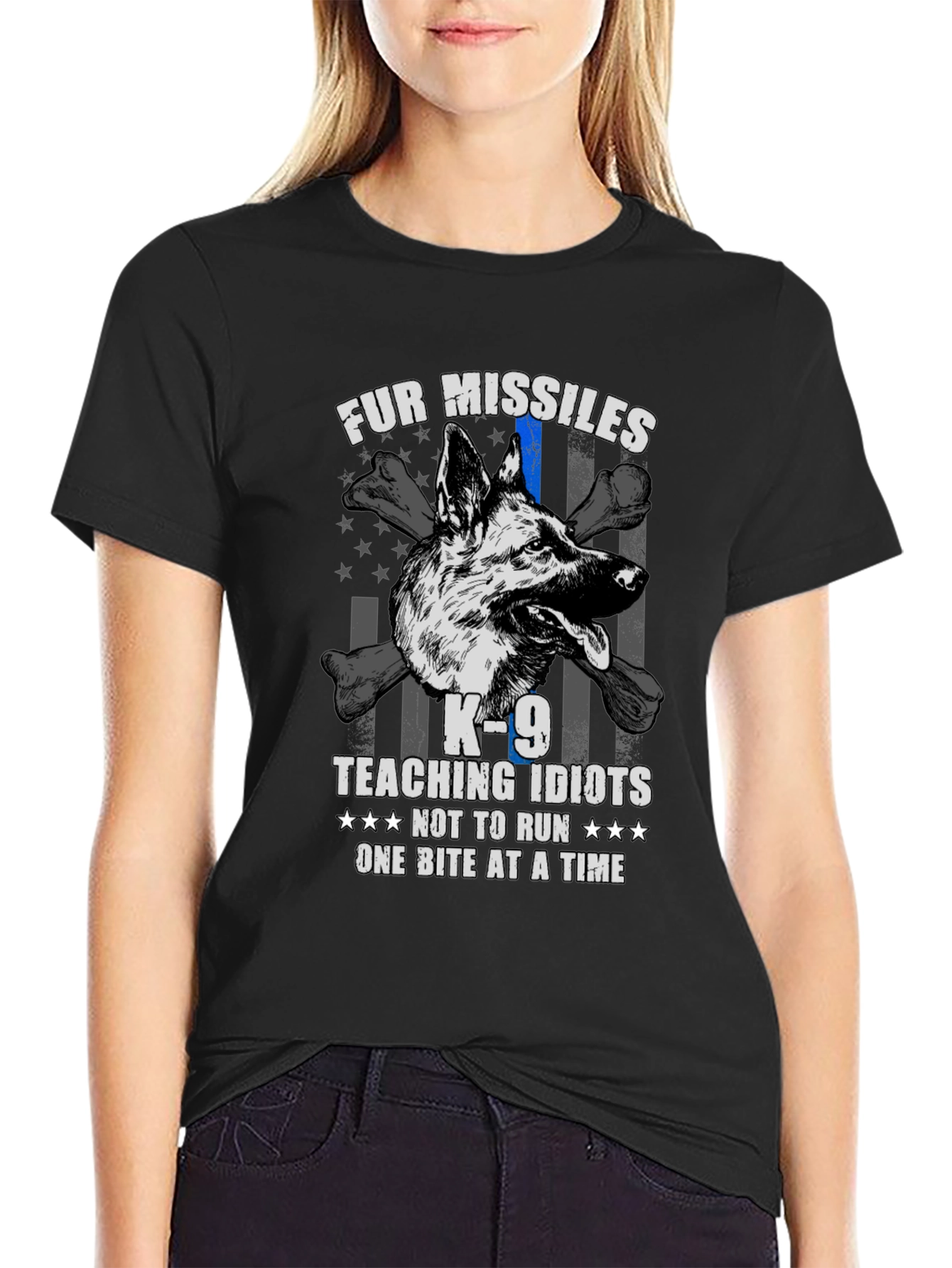 K-9 Fur Missiles Dog T-Shirt
